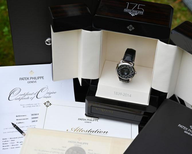 Patek Philippe 5575G – Weltzeit Mondphase (175th Anniversary Edition) – Bild 3