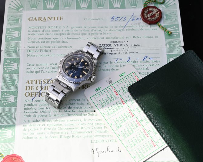 Rolex Submariner 5513 Maxidial MK II - mit Papieren - Traumpatina ! – Bild 2