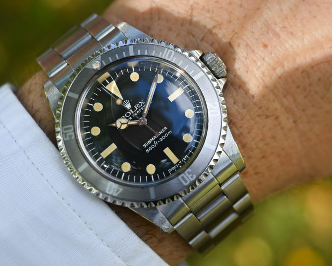 Rolex Submariner 5513 Maxidial MK II - mit Papieren - Traumpatina ! – Bild 8