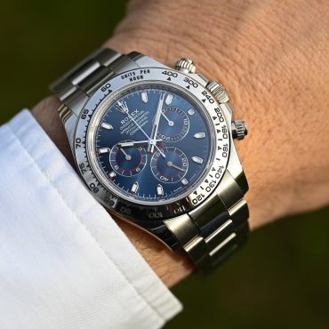 Rolex Daytona 116509 mit blauem Blatt inkl. Box und Papiere
