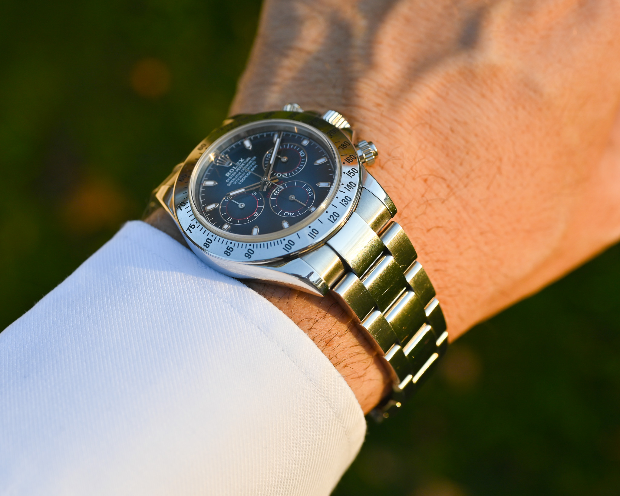 Rolex Daytona 116520 mit blauem Blatt inkl. Box und Papiere – Bild 5