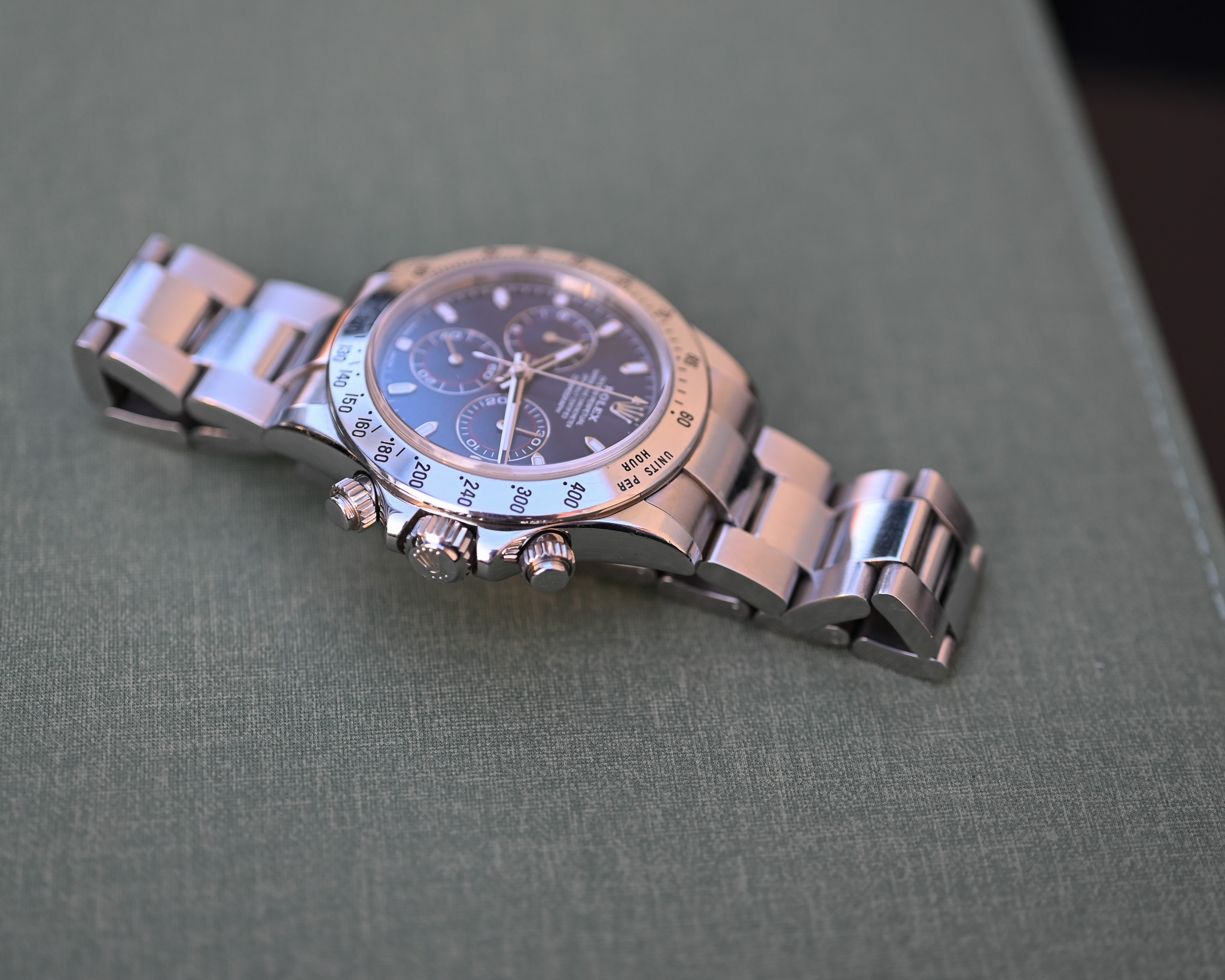 Rolex Daytona 116520 mit blauem Blatt inkl. Box und Papiere – Bild 8