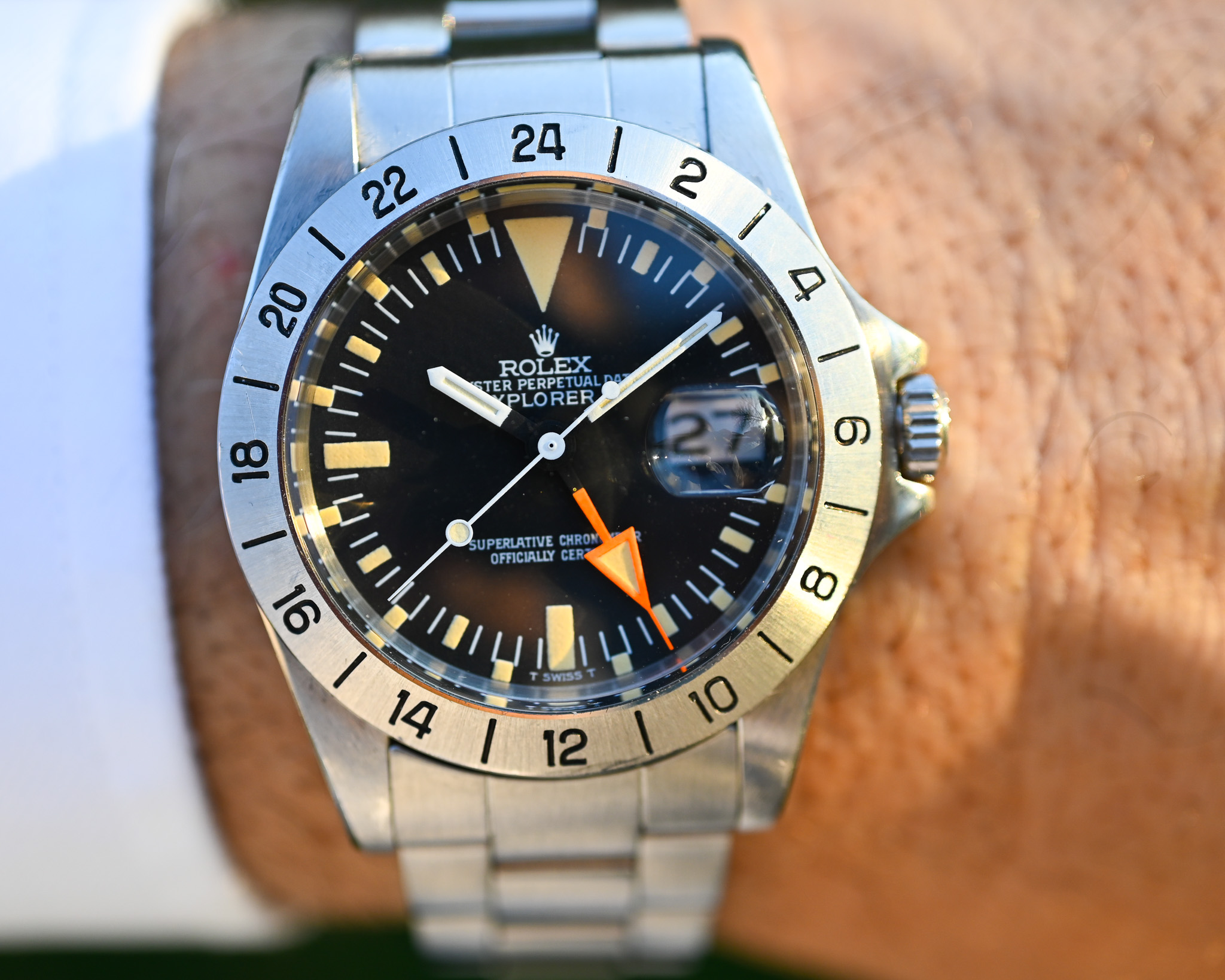 Rolex Explorer II 1655 „Orange Hand“ – MK3 Rail Dial | Jahr 1977 | Unpoliert | Wunderschöne und perfekte Uhr