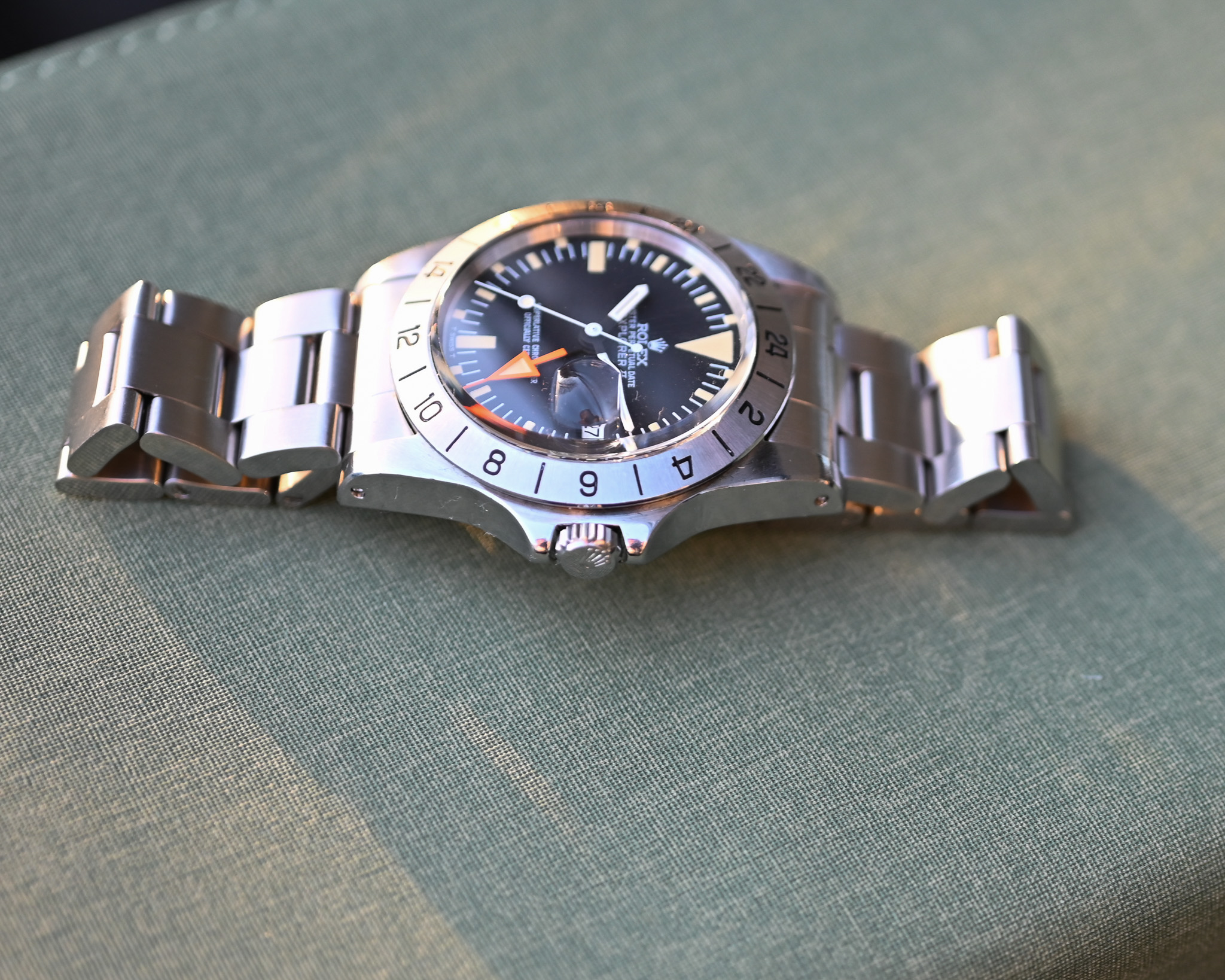 Rolex Explorer II 1655 „Orange Hand“ – MK3 Rail Dial | Jahr 1977 | Unpoliert | Wunderschöne und perfekte Uhr – Bild 11