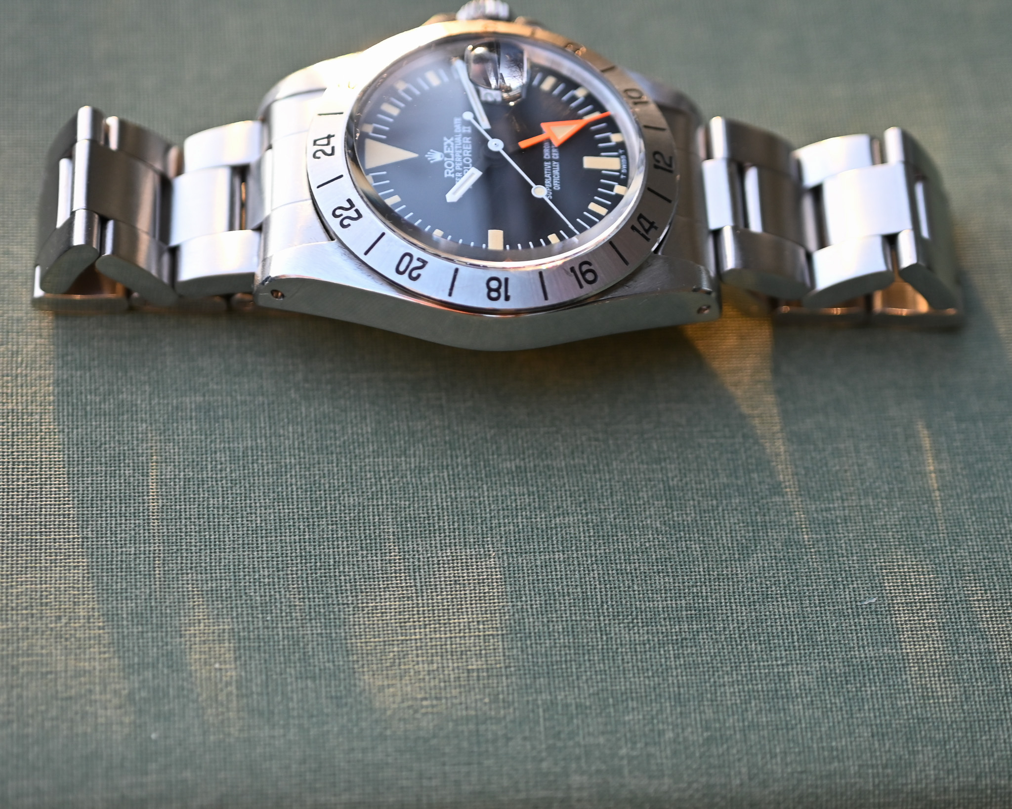Rolex Explorer II 1655 „Orange Hand“ – MK3 Rail Dial | Jahr 1977 | Unpoliert | Wunderschöne und perfekte Uhr – Bild 12