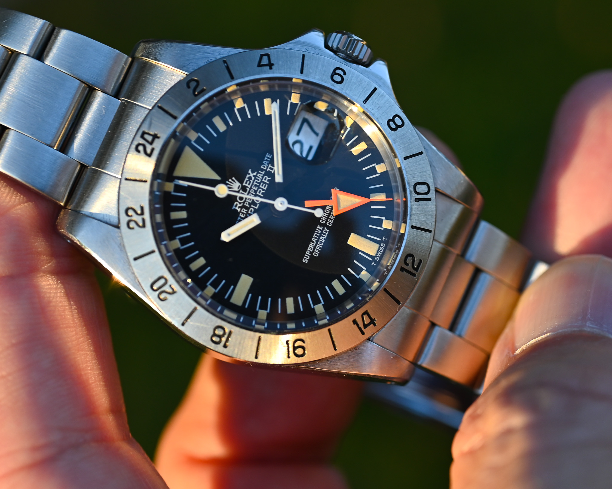 Rolex Explorer II 1655 „Orange Hand“ – MK3 Rail Dial | Jahr 1977 | Unpoliert | Wunderschöne und perfekte Uhr – Bild 19