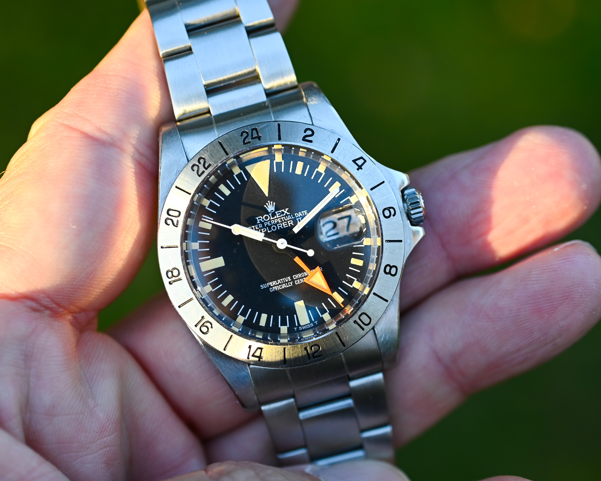 Rolex Explorer II 1655 „Orange Hand“ – MK3 Rail Dial | Jahr 1977 | Unpoliert | Wunderschöne und perfekte Uhr – Bild 4