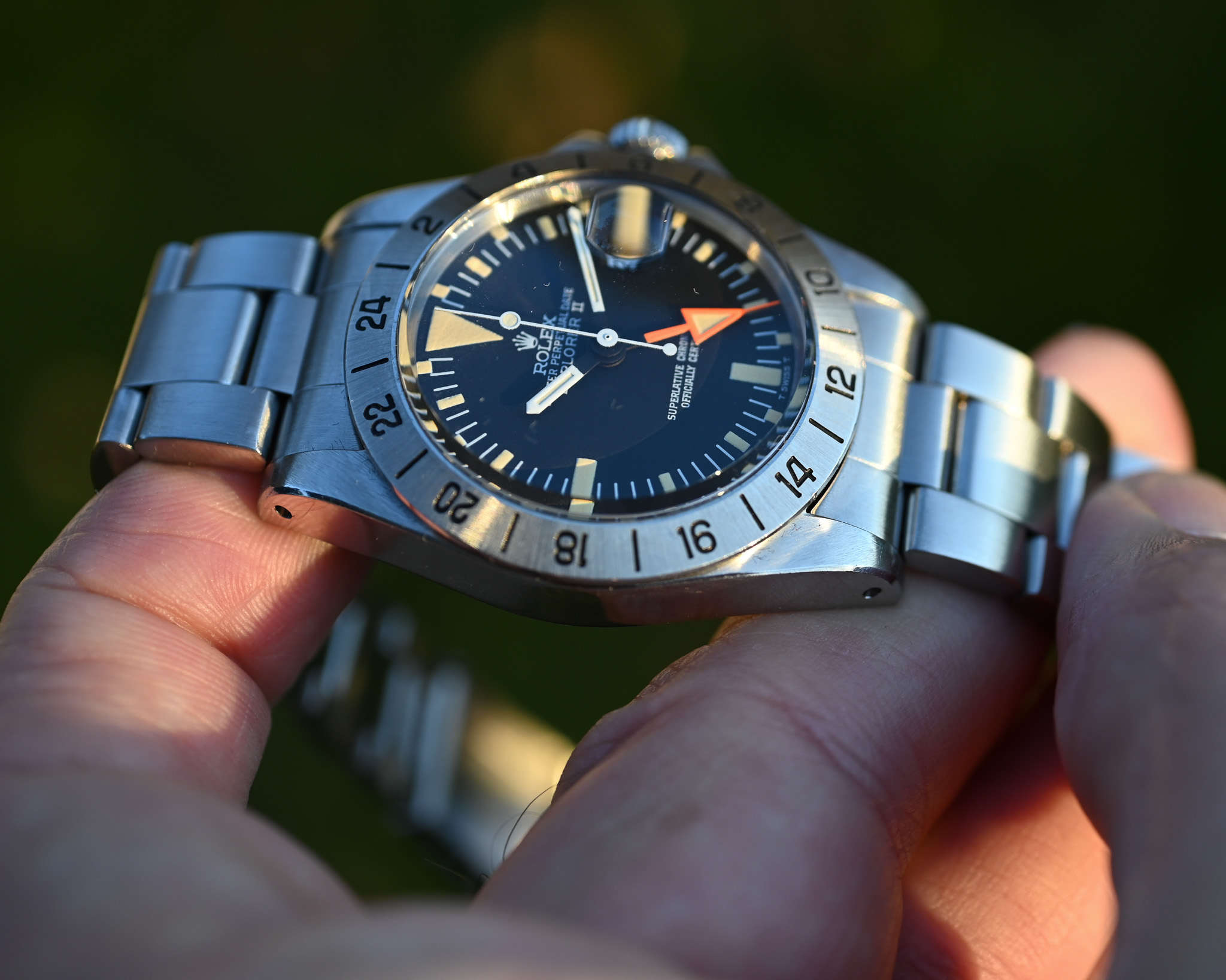 Rolex Explorer II 1655 „Orange Hand“ – MK3 Rail Dial | Jahr 1977 | Unpoliert | Wunderschöne und perfekte Uhr – Bild 7