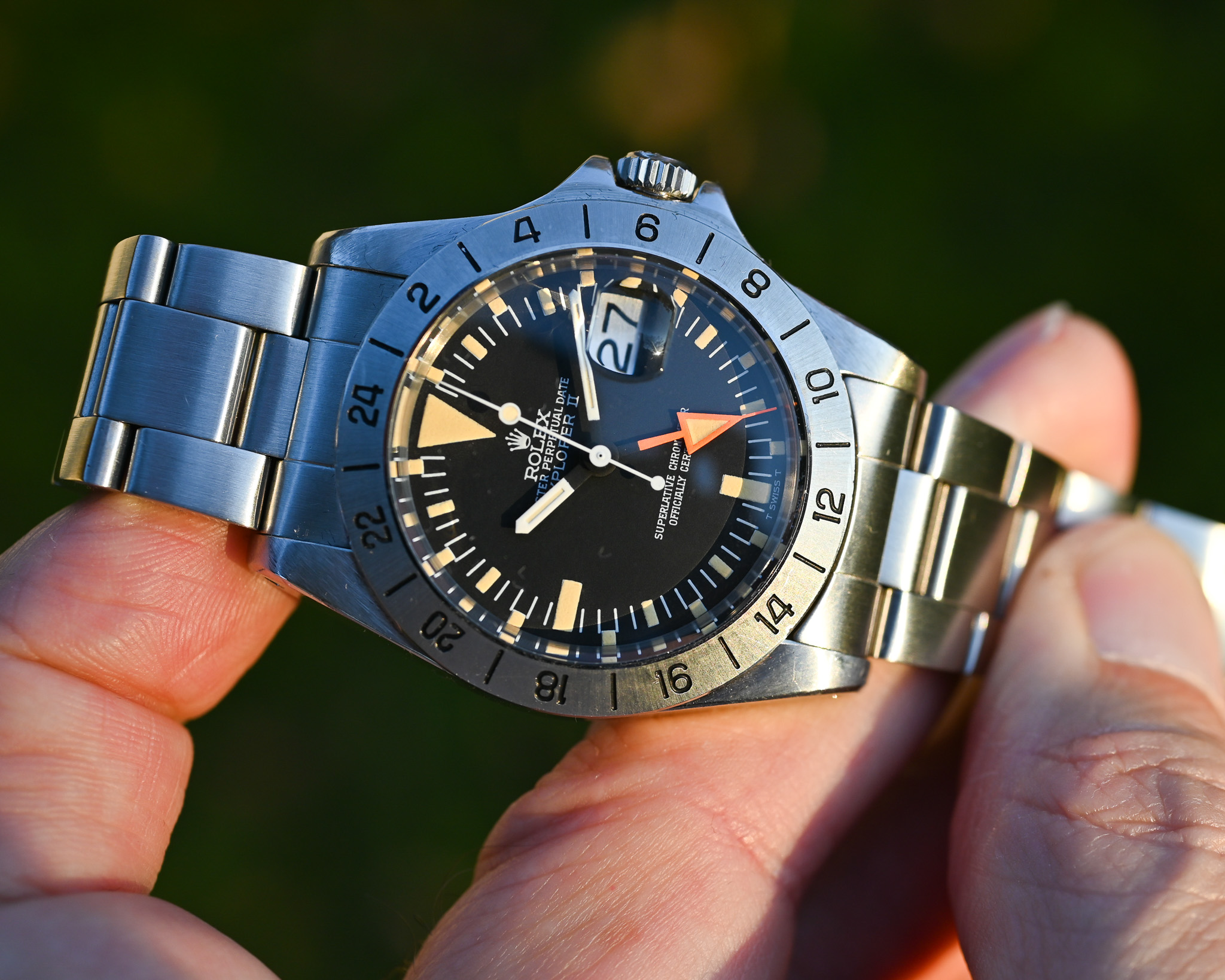 Rolex Explorer II 1655 „Orange Hand“ – MK3 Rail Dial | Jahr 1977 | Unpoliert | Wunderschöne und perfekte Uhr – Bild 9