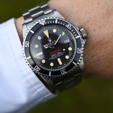Rolex Doppelrote Sea-Dweller DRSD 1665 MK 4 - Traum Patina - korrekte Serial im Deckel