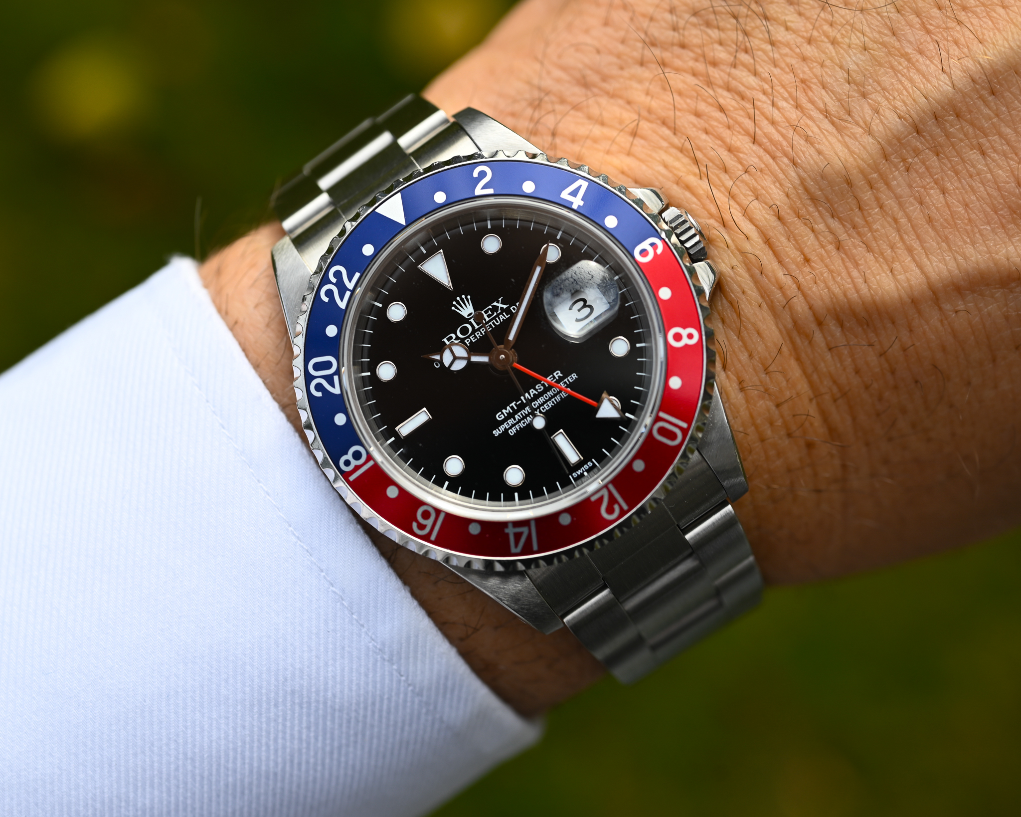 Rolex GMT-Master 16700 mit Box und Papieren aus 1999