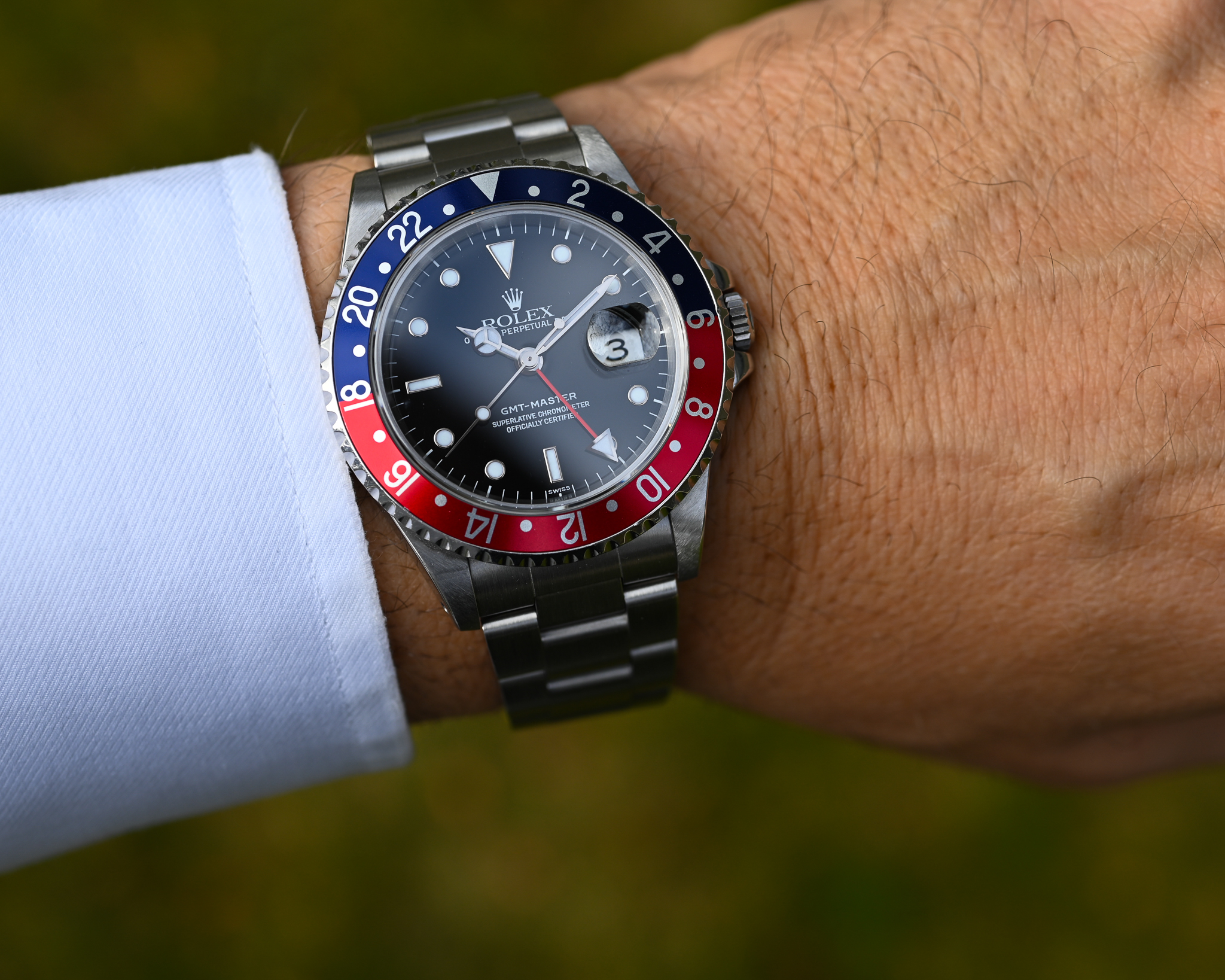 Rolex GMT-Master 16700 mit Box und Papieren aus 1999 – Bild 2
