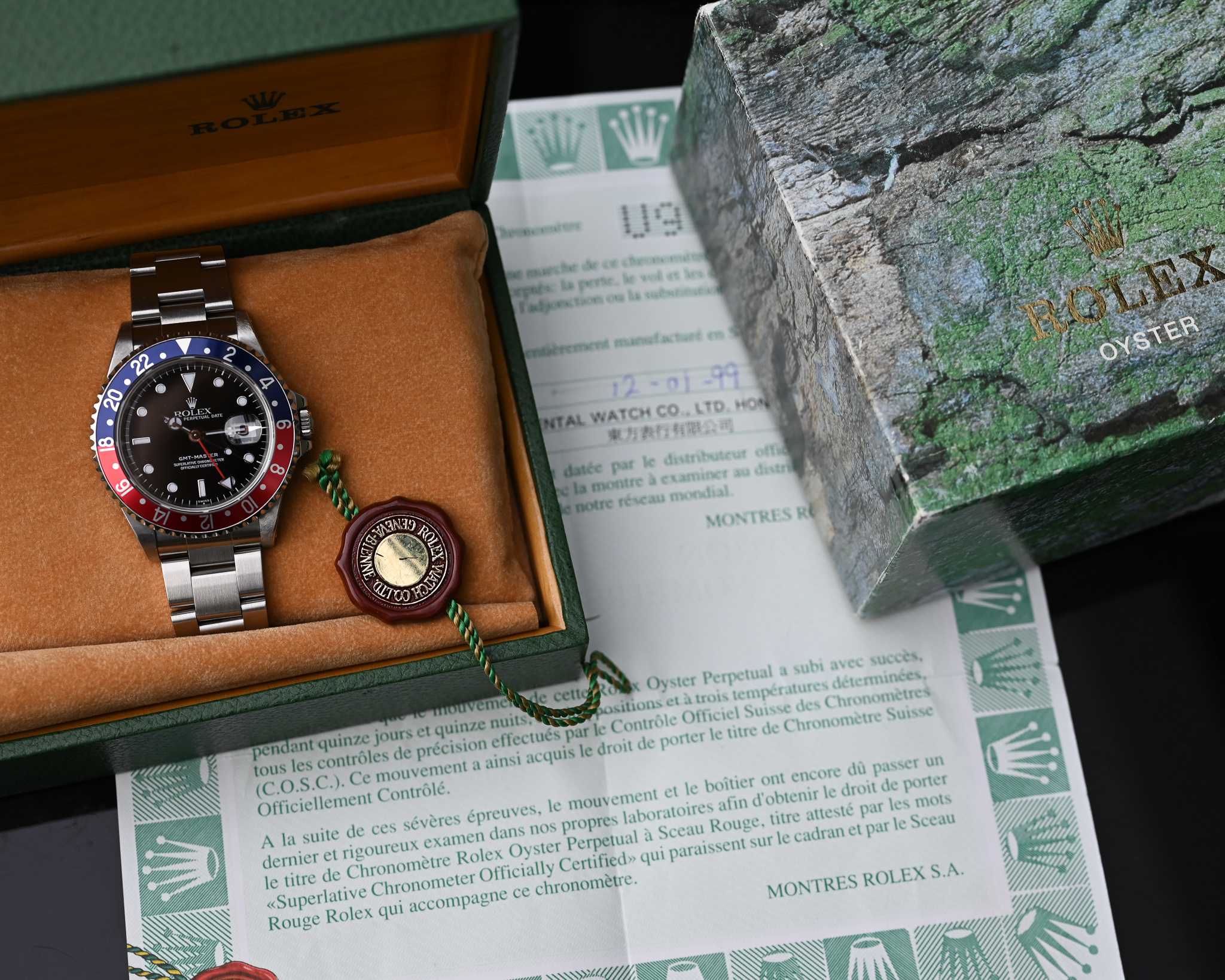 Rolex GMT-Master 16700 mit Box und Papieren aus 1999 – Bild 3