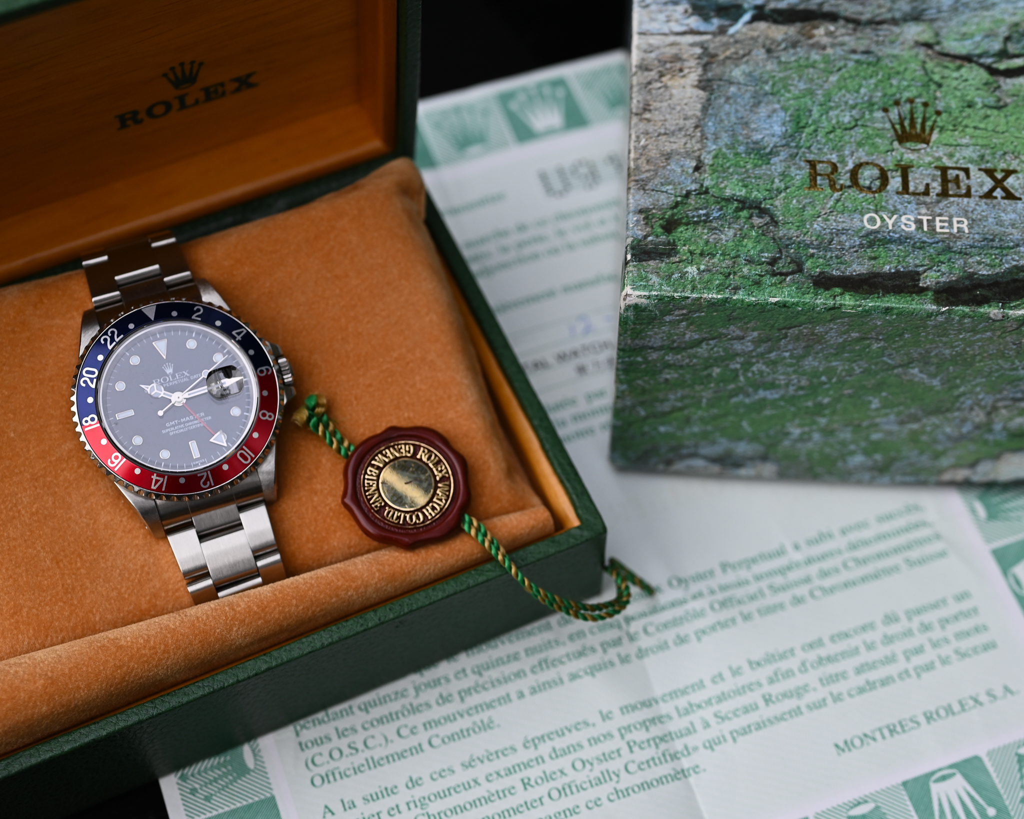 Rolex GMT-Master 16700 mit Box und Papieren aus 1999 – Bild 4