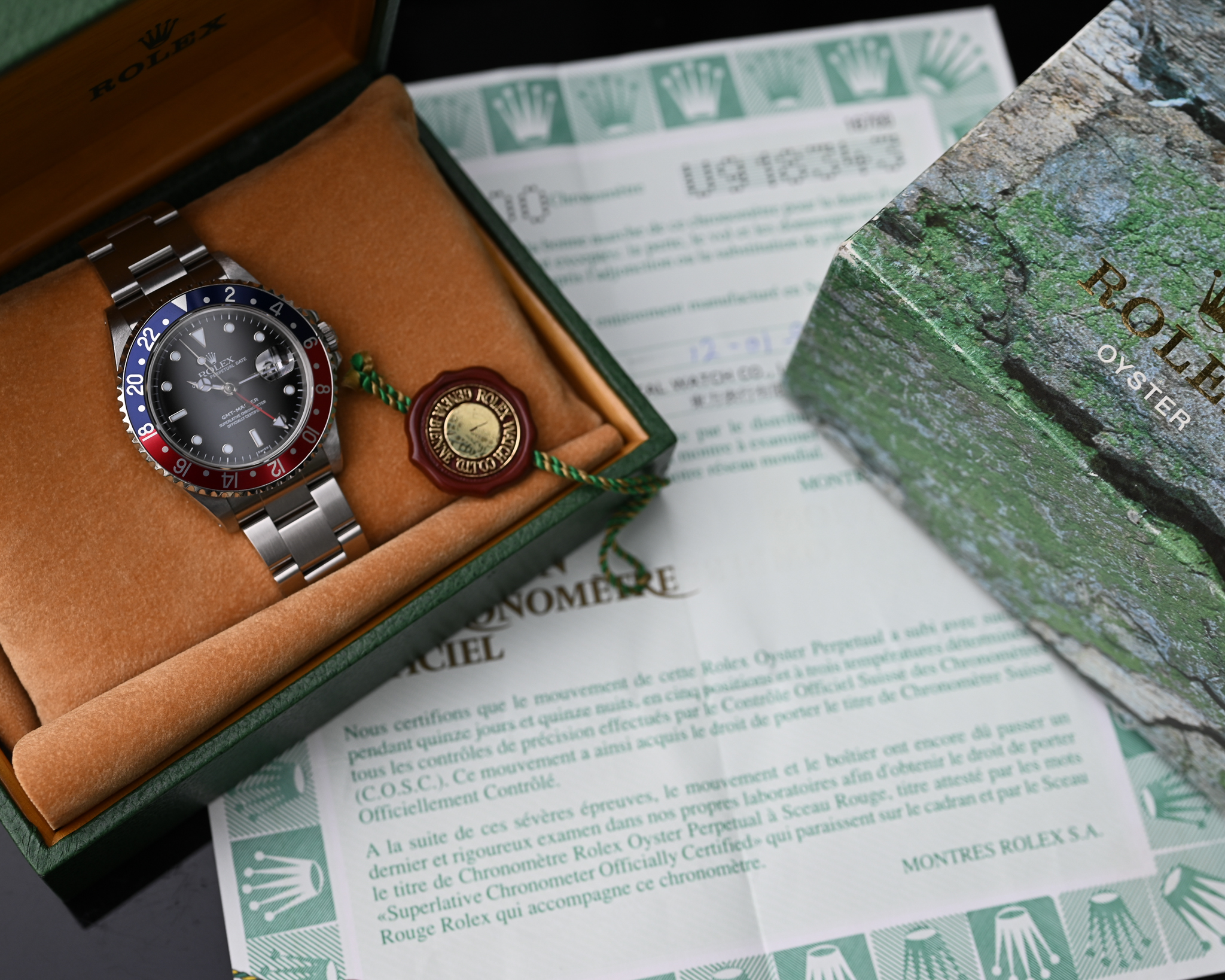 Rolex GMT-Master 16700 mit Box und Papieren aus 1999 – Bild 5