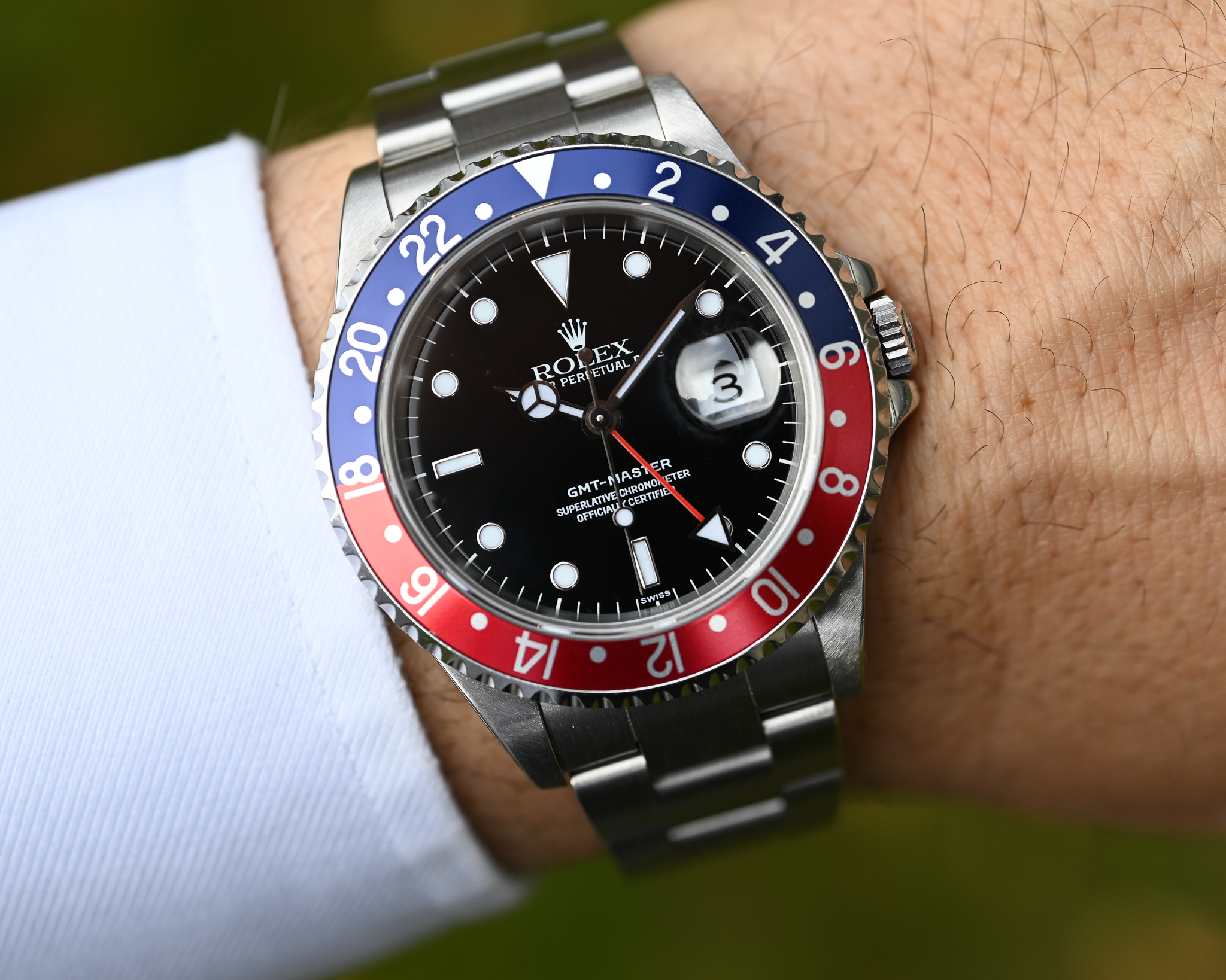Rolex GMT-Master 16700 mit Box und Papieren aus 1999 – Bild 6