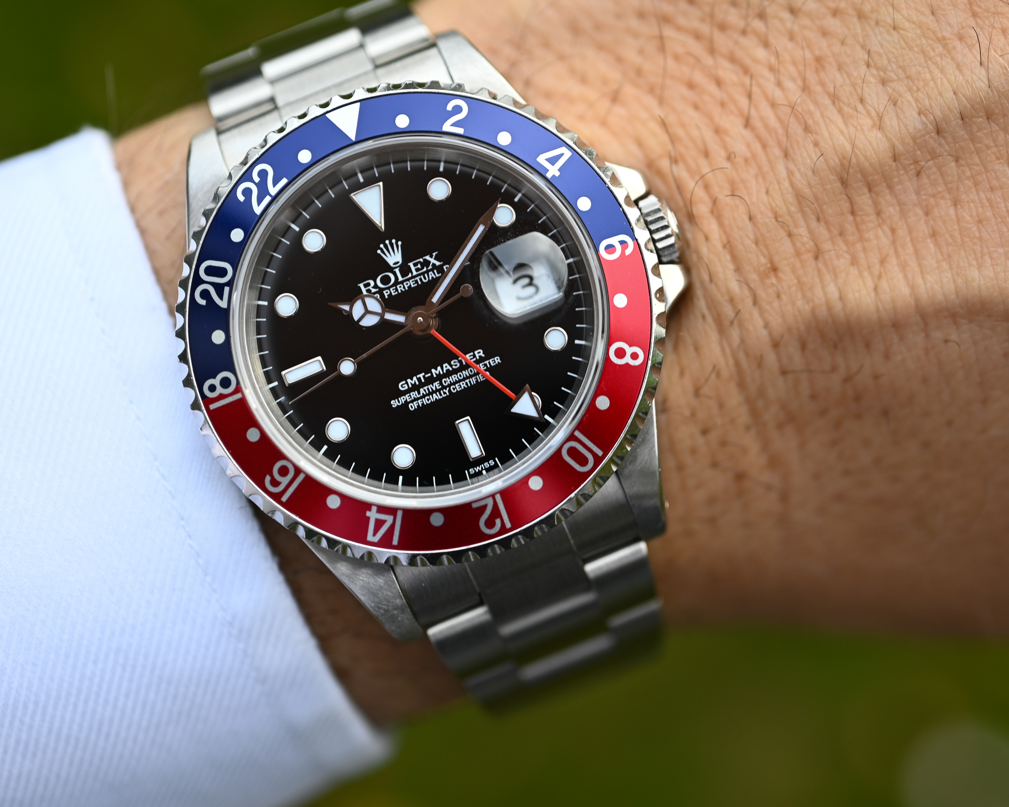 Rolex GMT-Master 16700 mit Box und Papieren aus 1999 – Bild 7