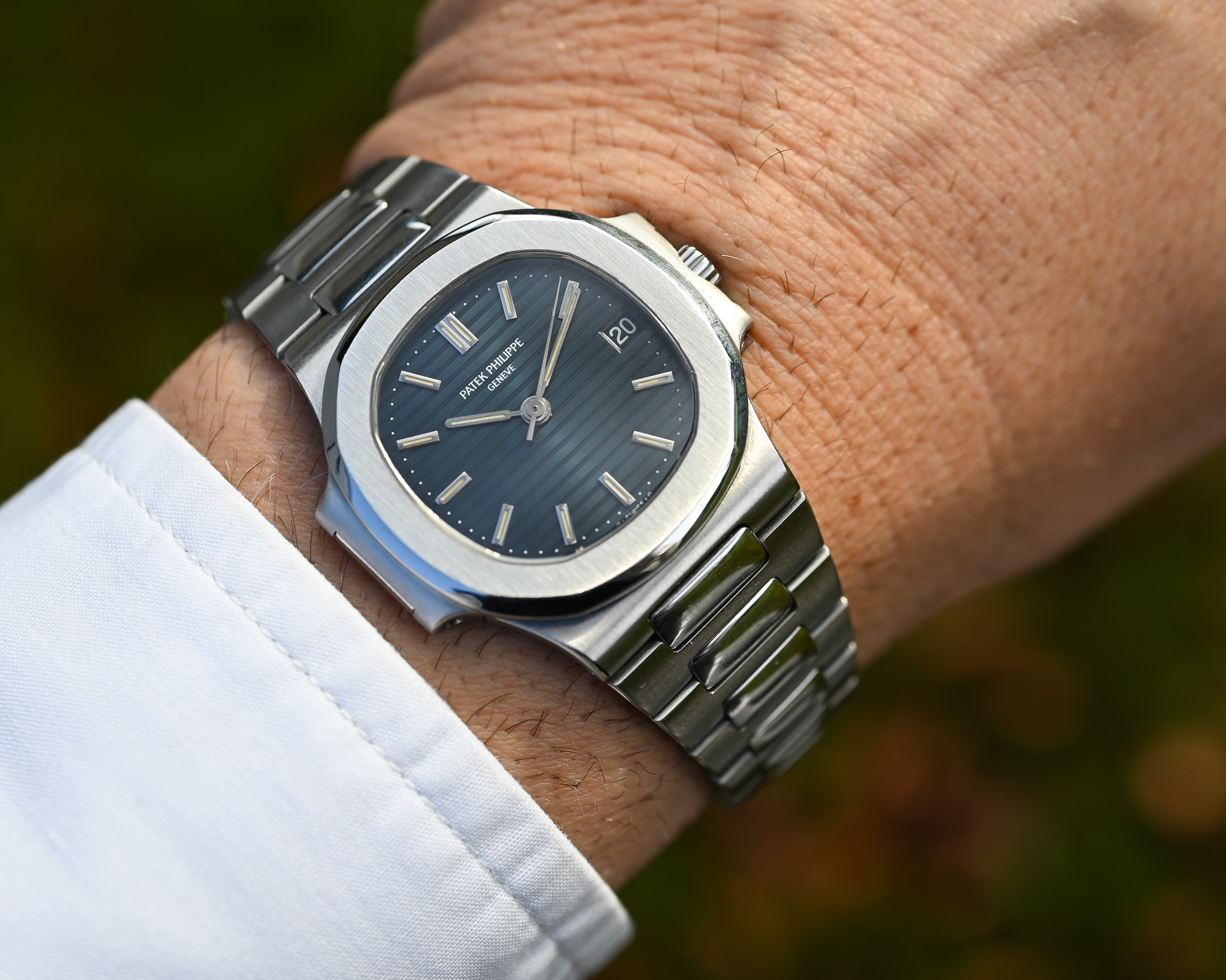 Patek Philippe Nautilus 3800/1A-001 mit Papieren im perfekten Zustand