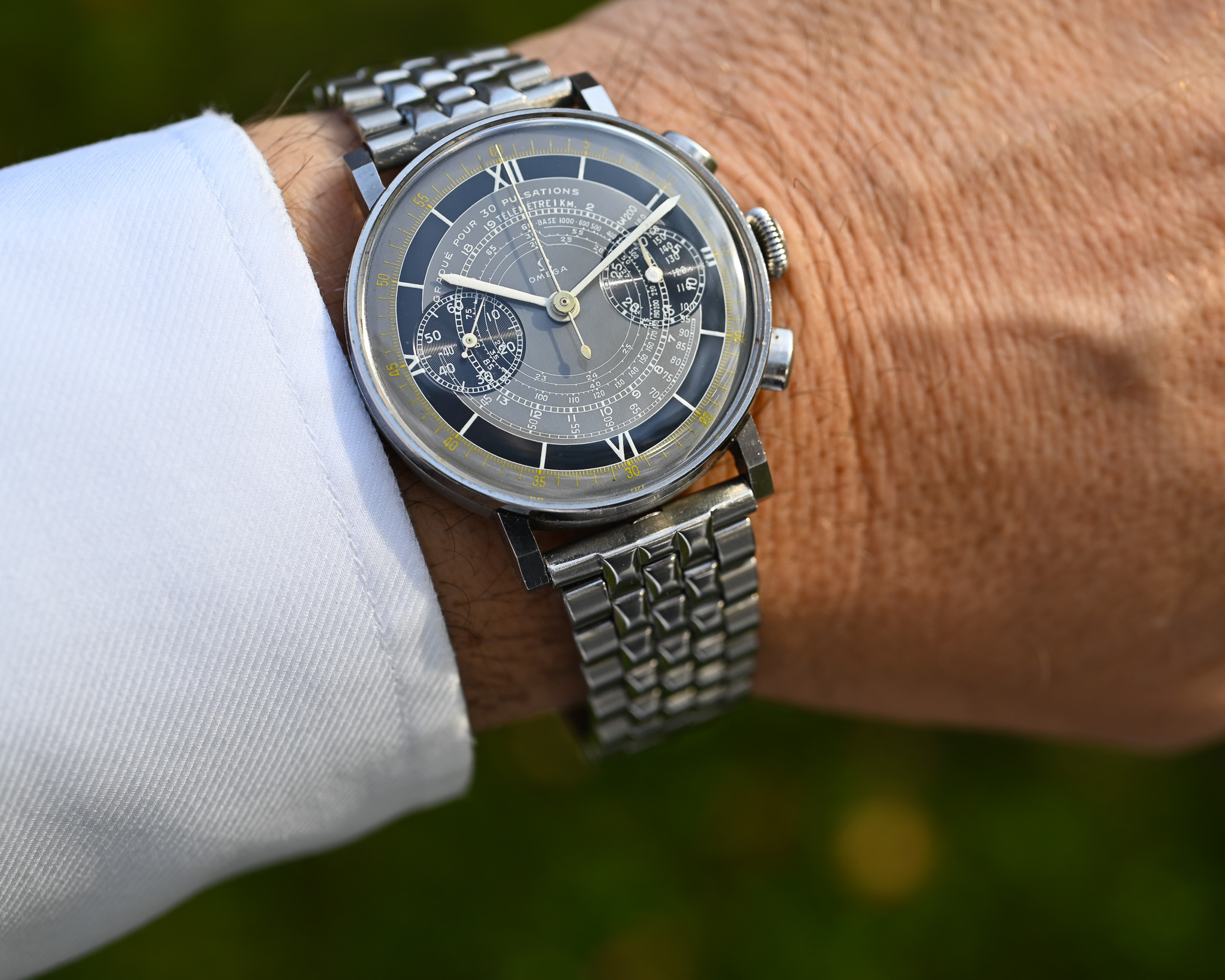 Omega Multiscale Chrono Cal. 33.3 – CK 2079 | Oversized 38 mm | Stammbuchauszug - BJ. 1940 – Bild 7