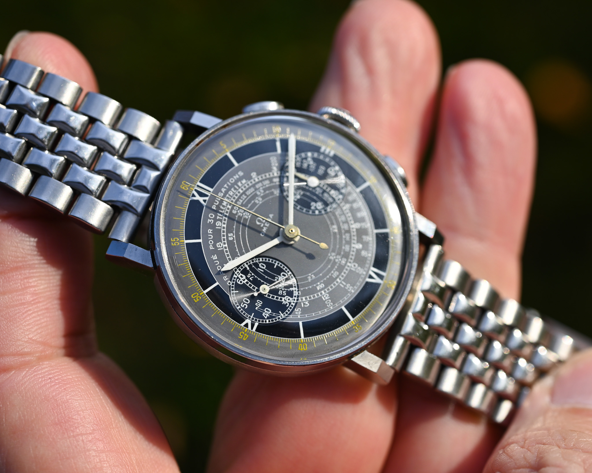 Omega Multiscale Chrono Cal. 33.3 – CK 2079 | Oversized 38 mm | Stammbuchauszug - BJ. 1940 – Bild 8