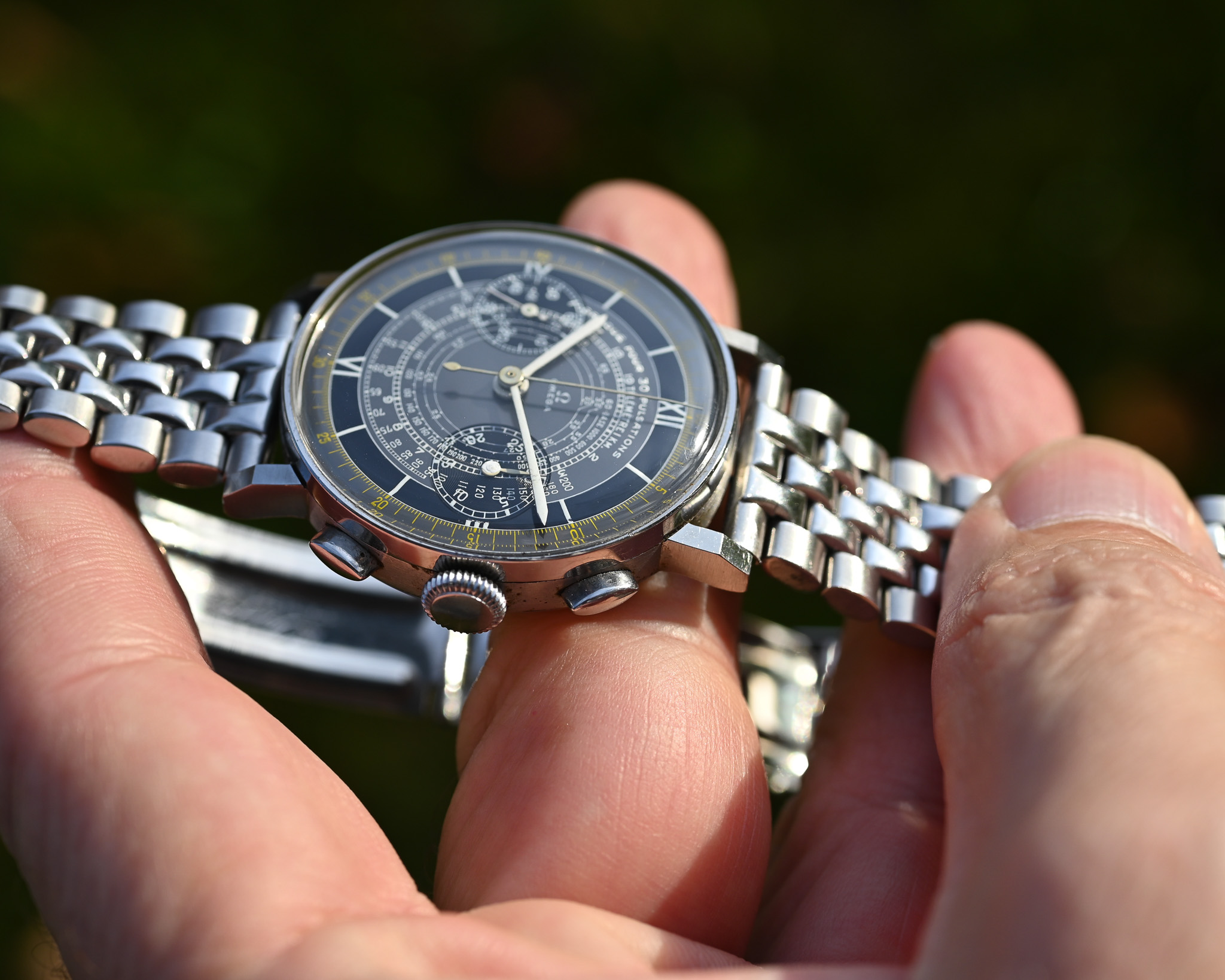 Omega Multiscale Chrono Cal. 33.3 – CK 2079 | Oversized 38 mm | Stammbuchauszug - BJ. 1940 – Bild 11