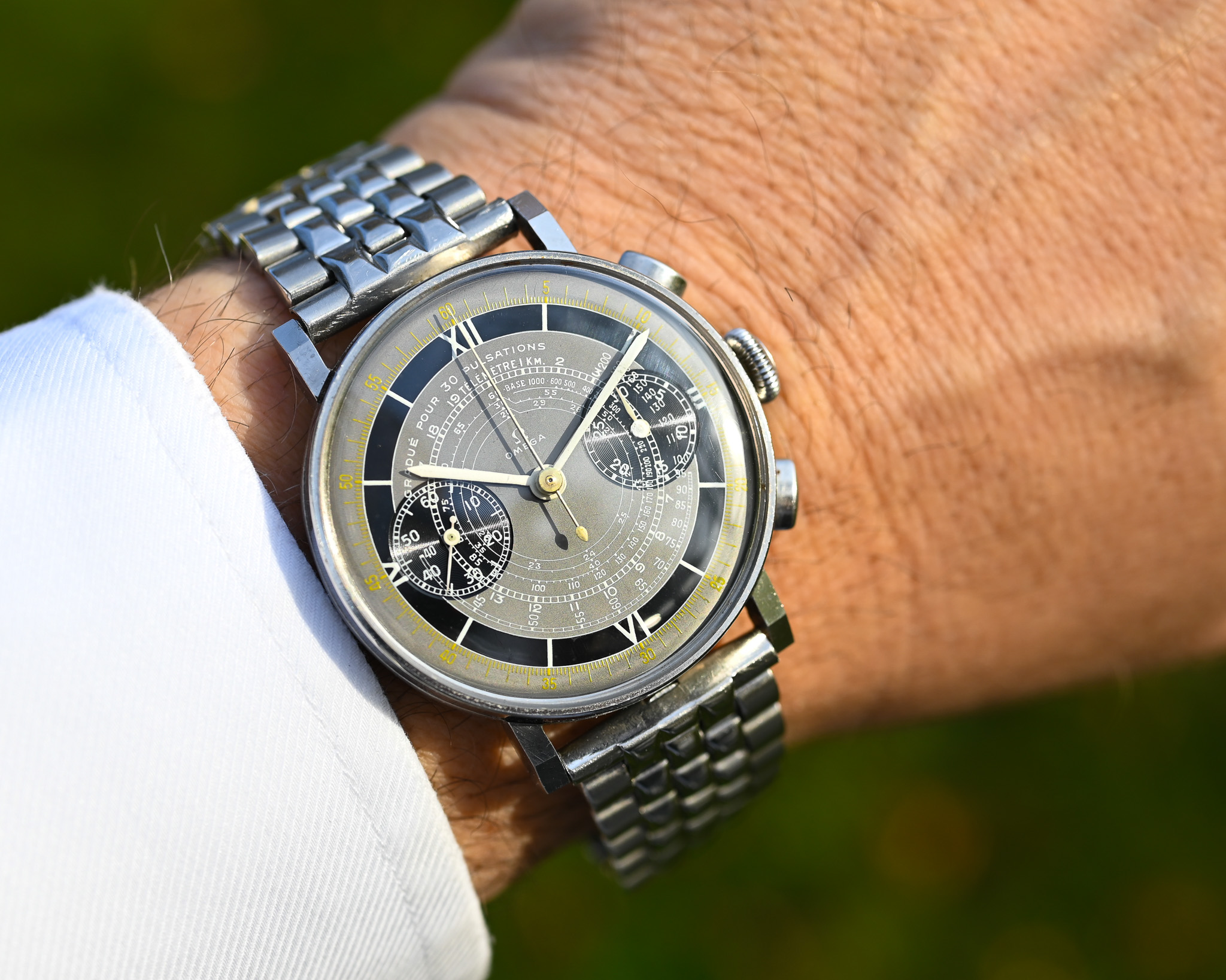 Omega Multiscale Chrono Cal. 33.3 – CK 2079 | Oversized 38 mm | Stammbuchauszug - BJ. 1940 – Bild 2