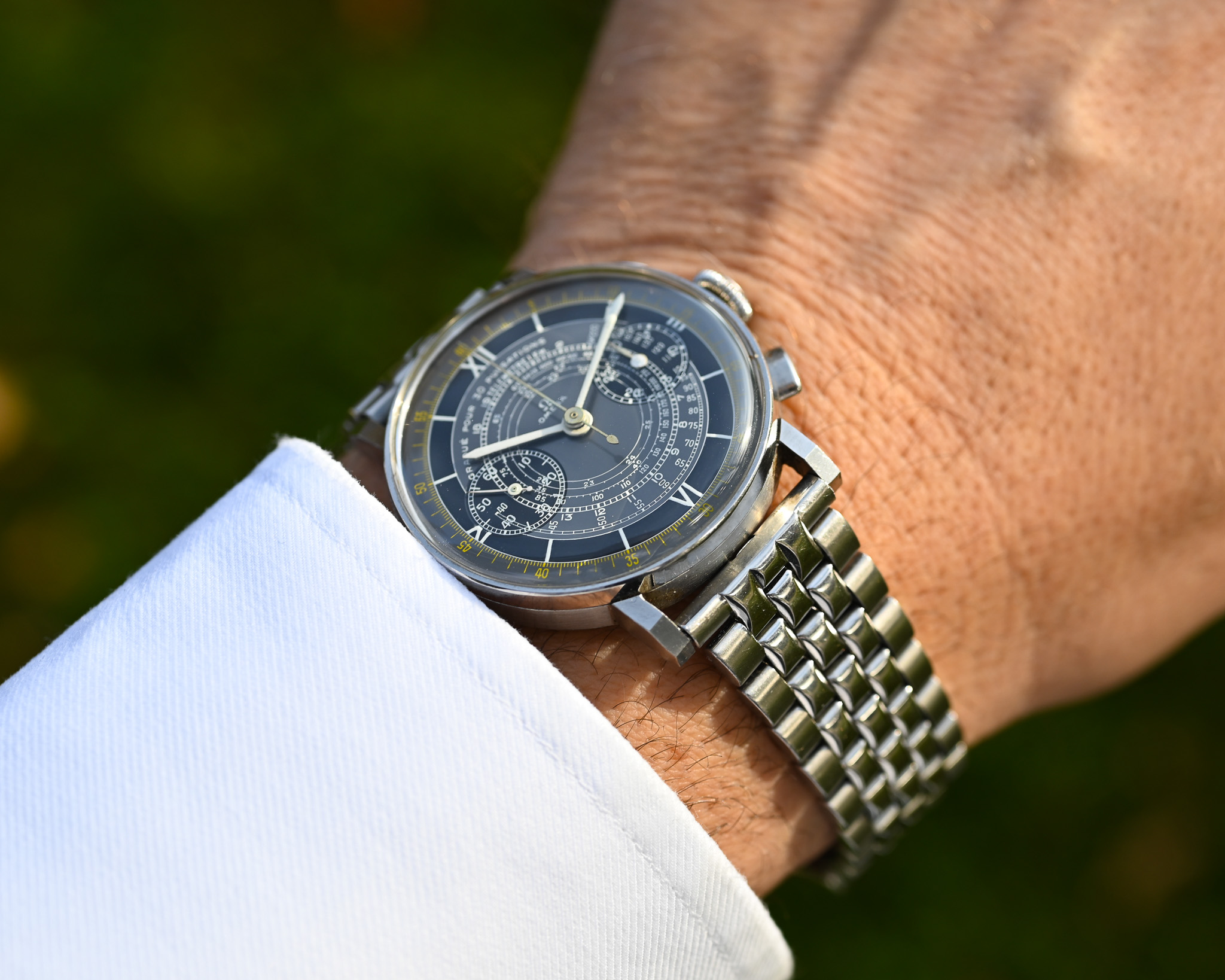 Omega Multiscale Chrono Cal. 33.3 – CK 2079 | Oversized 38 mm | Stammbuchauszug - BJ. 1940 – Bild 5