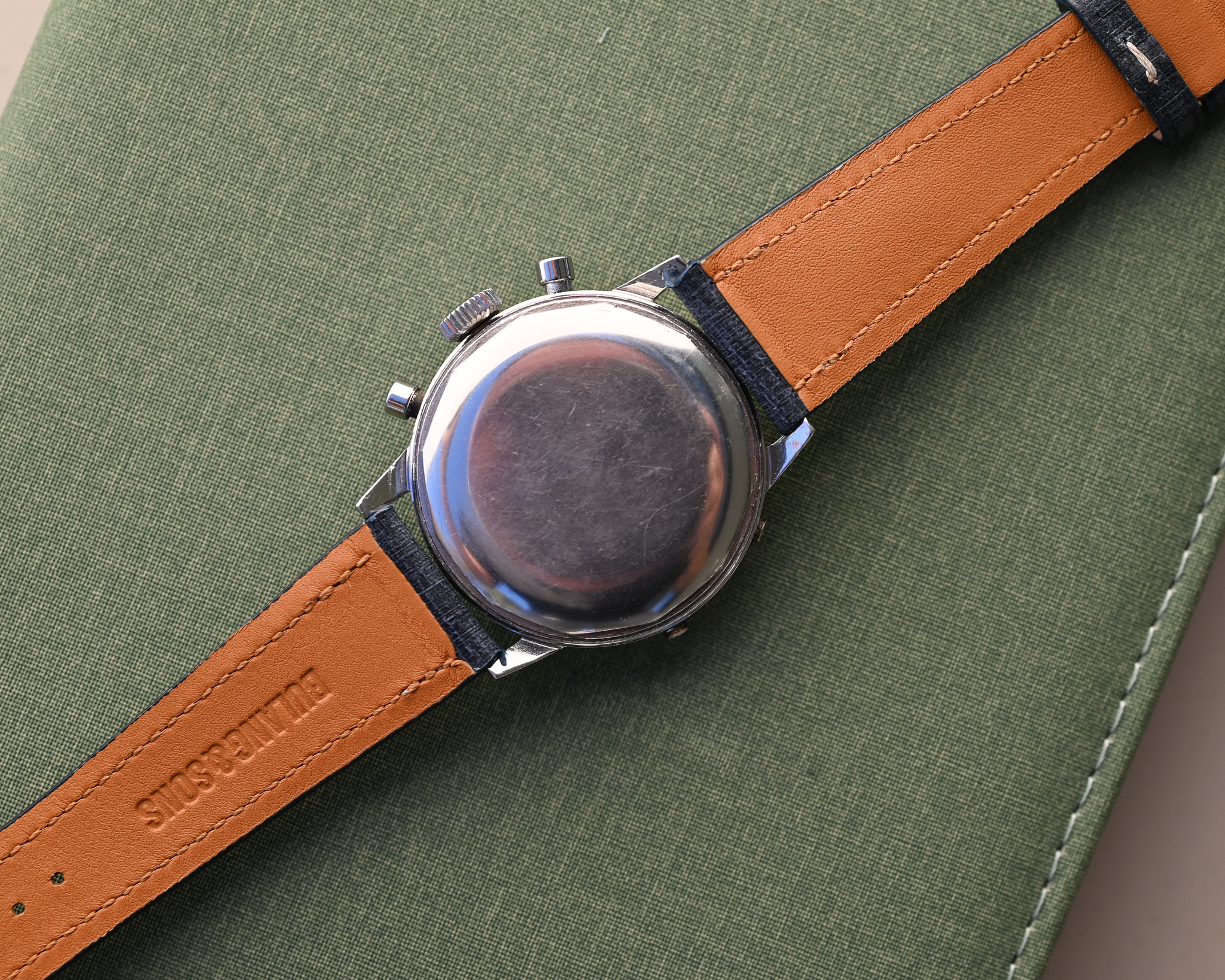 Heuer „Pre-Carrera“ Triple Kalender – Valjoux 72c | Oversized 38 mm | 1950er Jahre – Bild 13