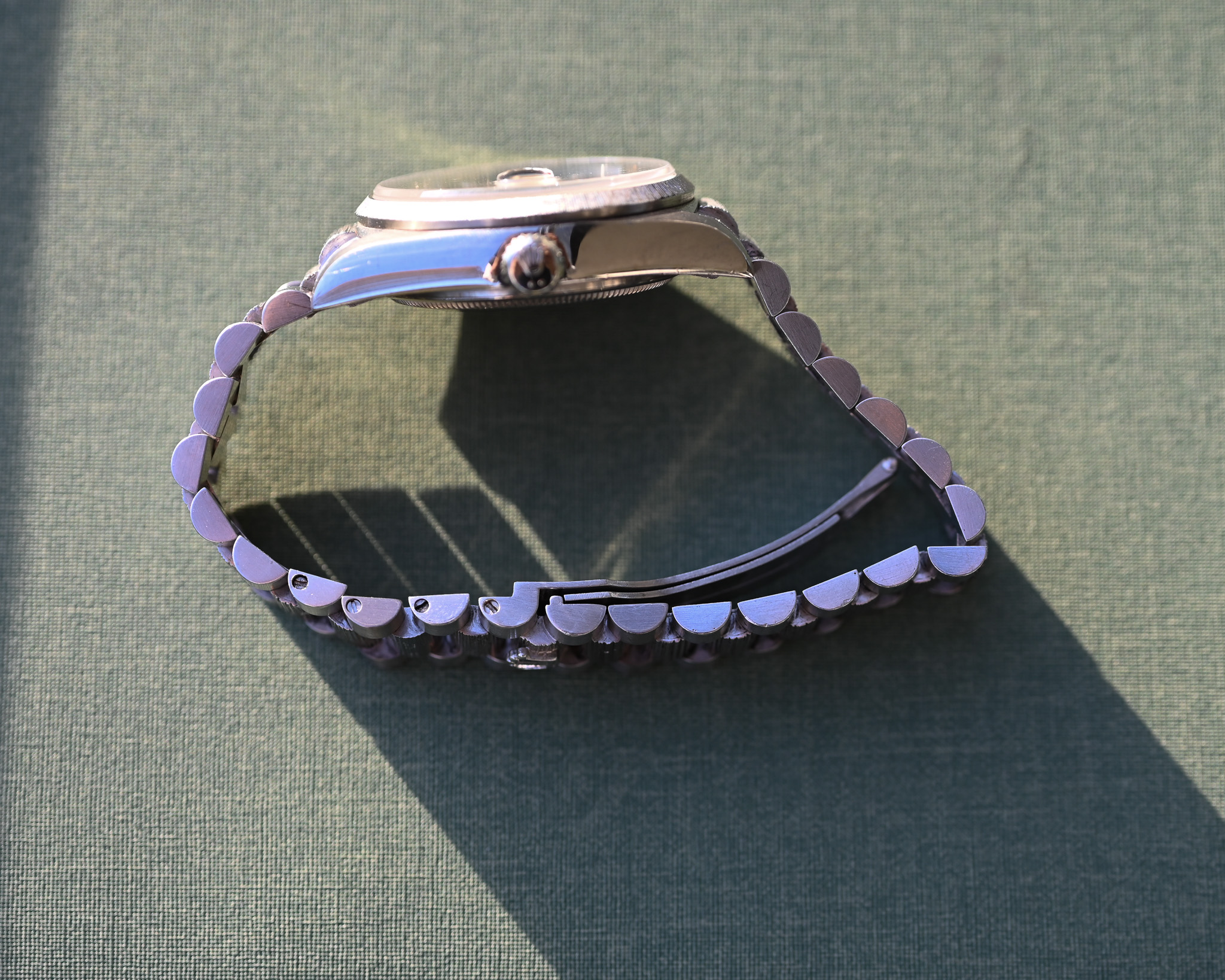 Rolex Day-Date Weißgold 18079 Borke "Rose Champagne" – Bild 10