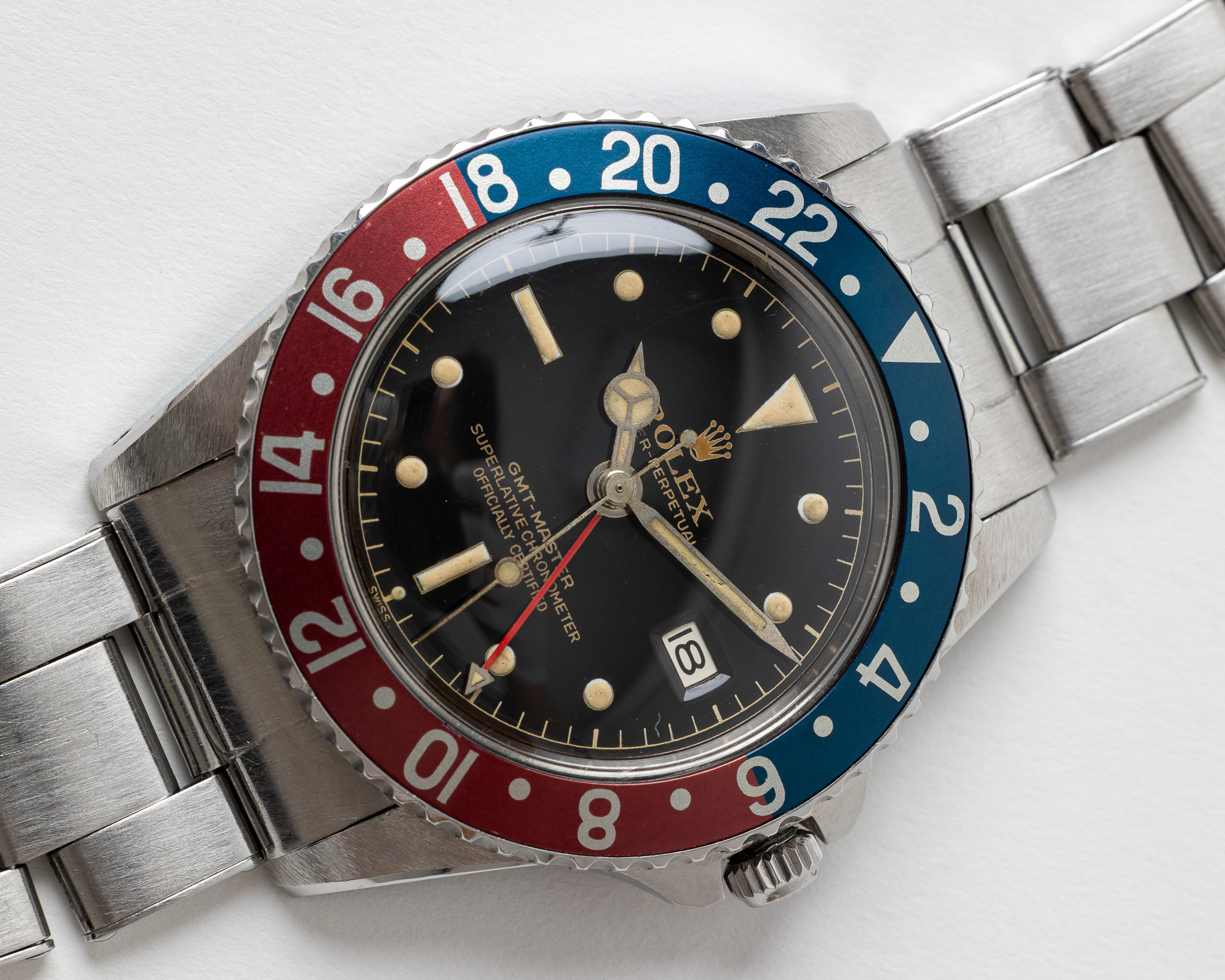Rolex GMT-Master 1675 – Pointed Crown Guards / Gilt Chapter-Ring-Dial Perfekter Zustand ! – Bild 11