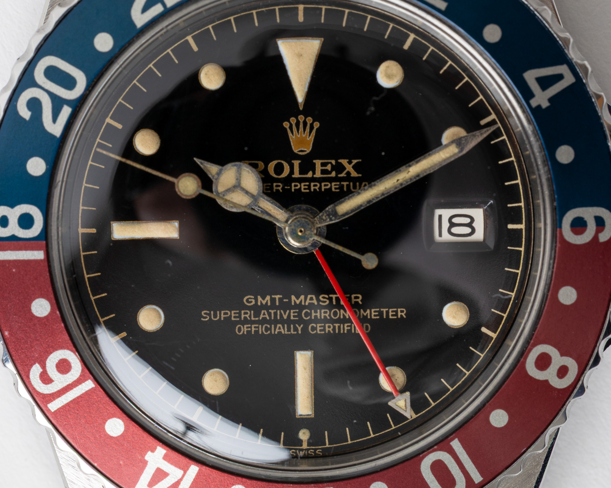 Rolex GMT-Master 1675 – Pointed Crown Guards / Gilt Chapter-Ring-Dial Perfekter Zustand ! – Bild 12