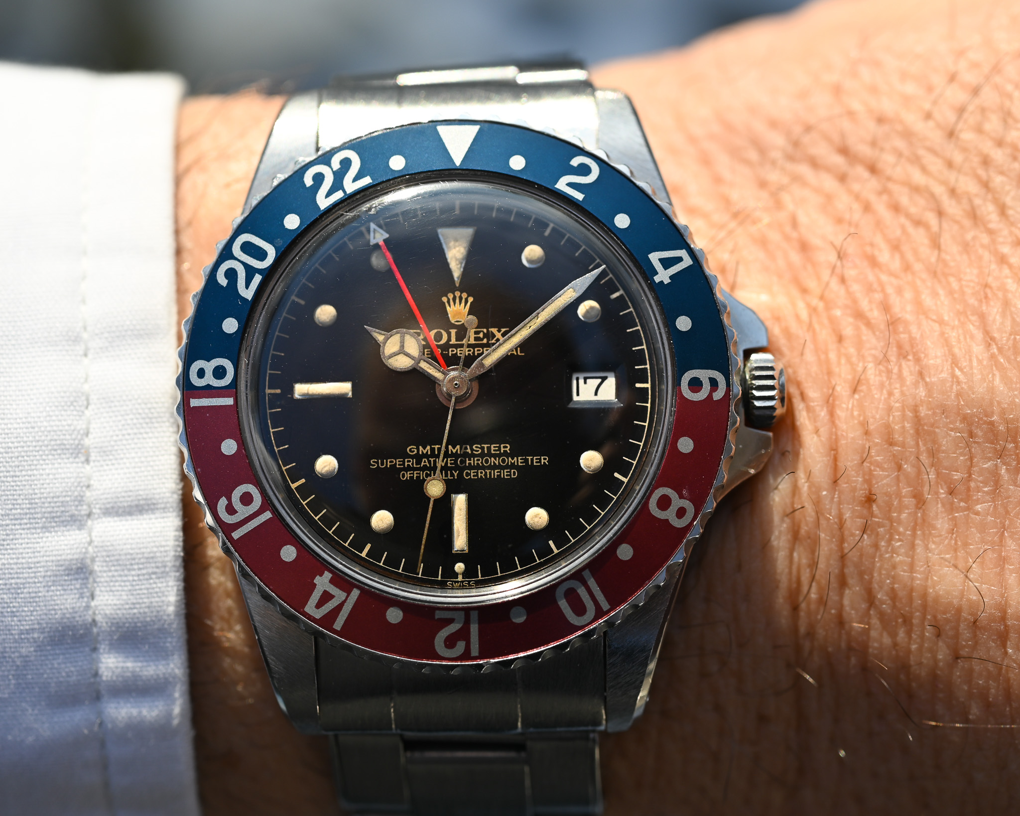 Rolex GMT-Master 1675 – Pointed Crown Guards / Gilt Chapter-Ring-Dial Perfekter Zustand ! – Bild 2