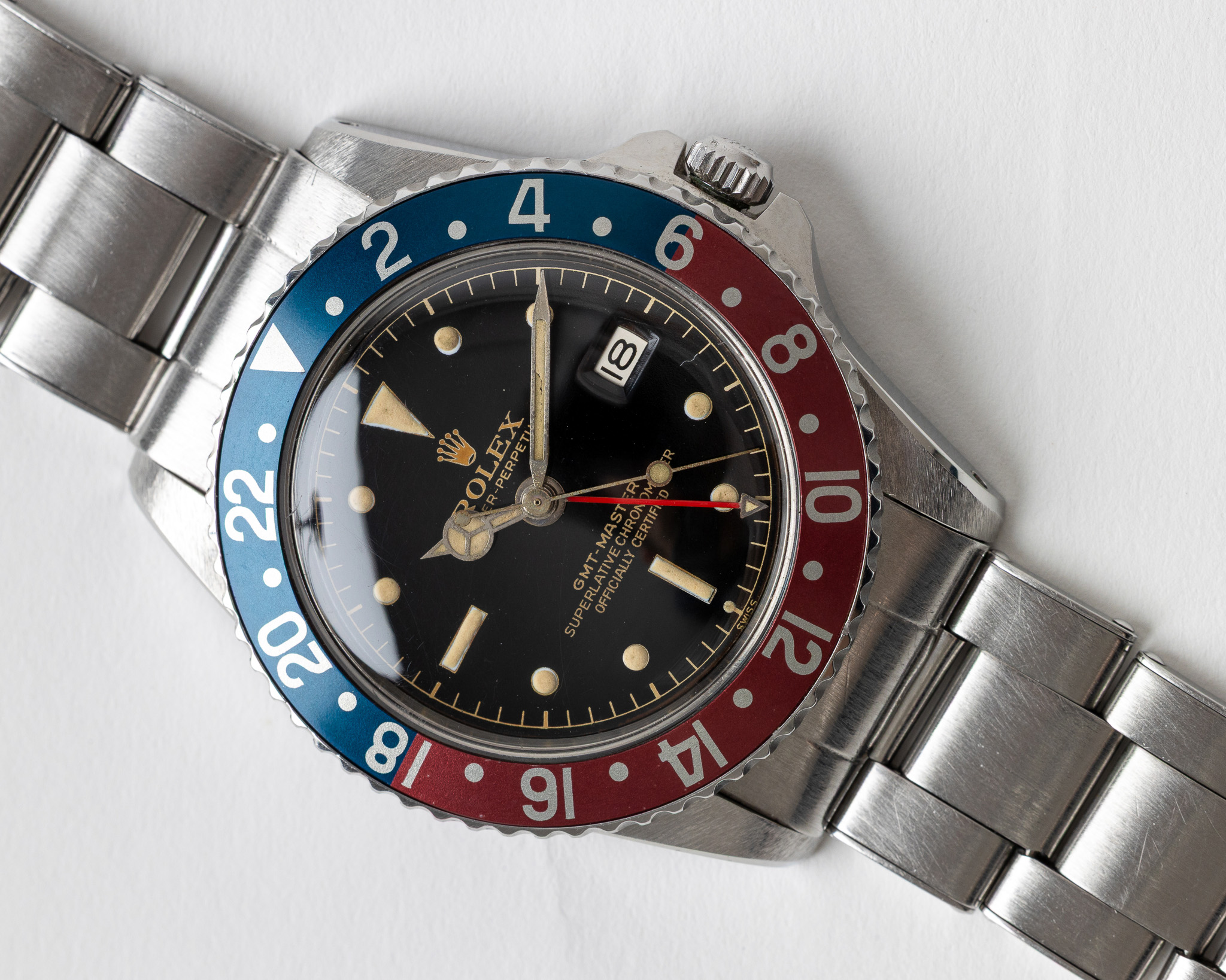 Rolex GMT-Master 1675 – Pointed Crown Guards / Gilt Chapter-Ring-Dial Perfekter Zustand ! – Bild 21