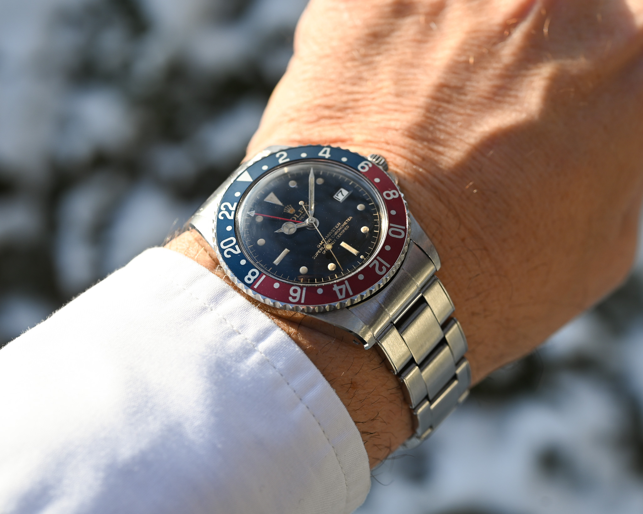 Rolex GMT-Master 1675 – Pointed Crown Guards / Gilt Chapter-Ring-Dial Perfekter Zustand ! – Bild 3