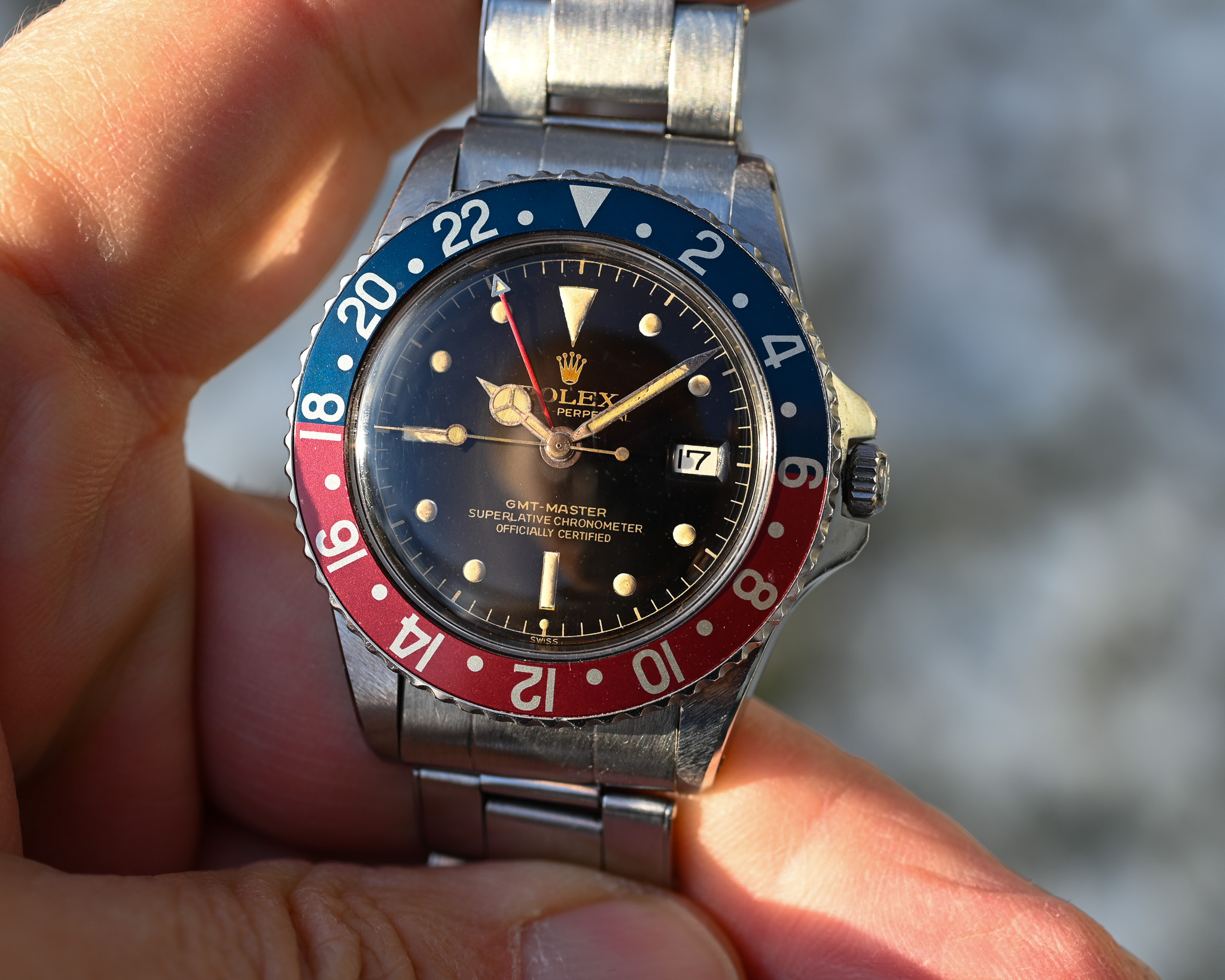 Rolex GMT-Master 1675 – Pointed Crown Guards / Gilt Chapter-Ring-Dial Perfekter Zustand ! – Bild 4