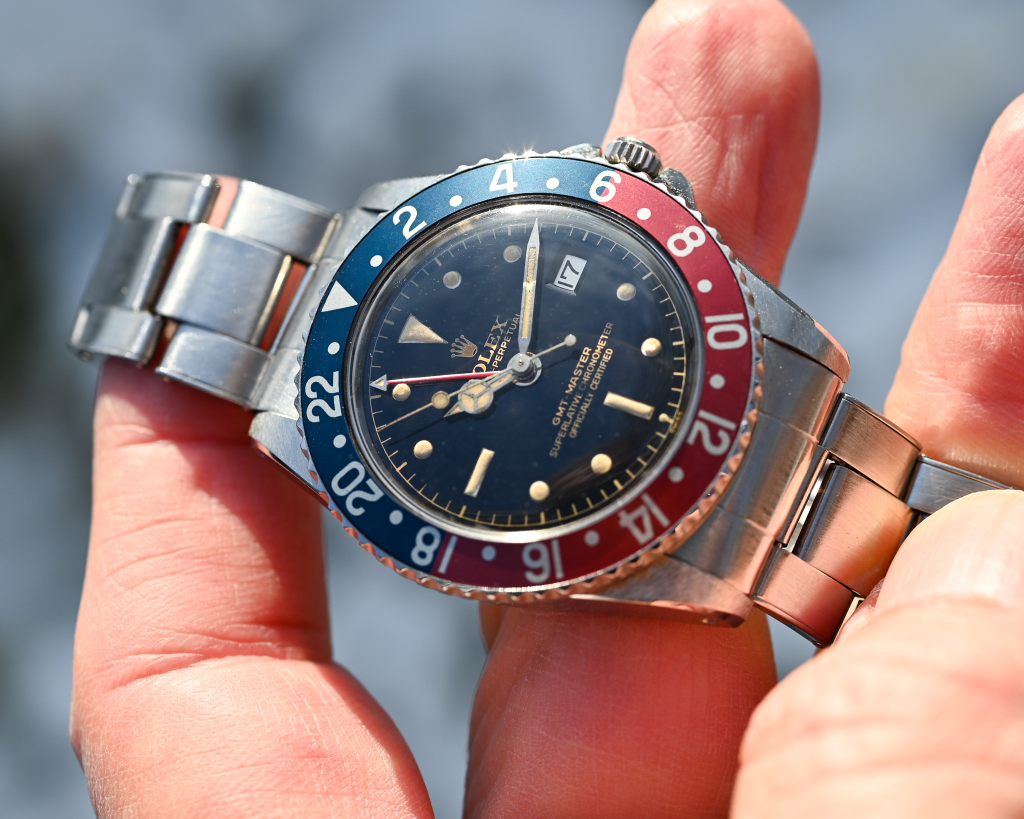 Rolex GMT-Master 1675 – Pointed Crown Guards / Gilt Chapter-Ring-Dial Perfekter Zustand ! – Bild 6