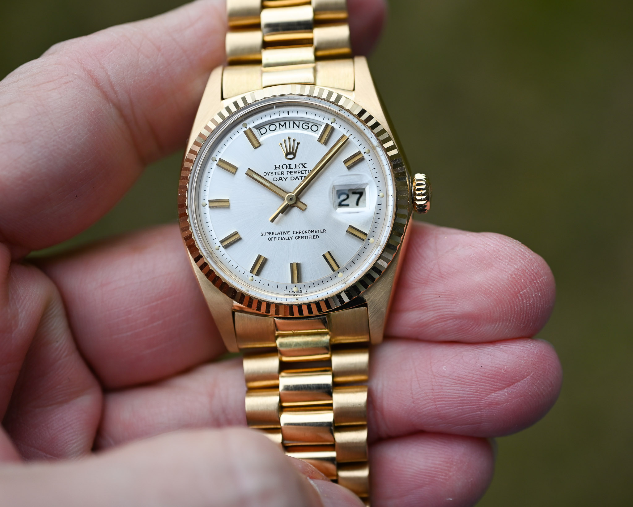 Rolex Day-Date 1803 Gelbgold – „Wide Boy“ Zifferblatt – 1969 – Traumzustand – Perfektes Band – Bild 13
