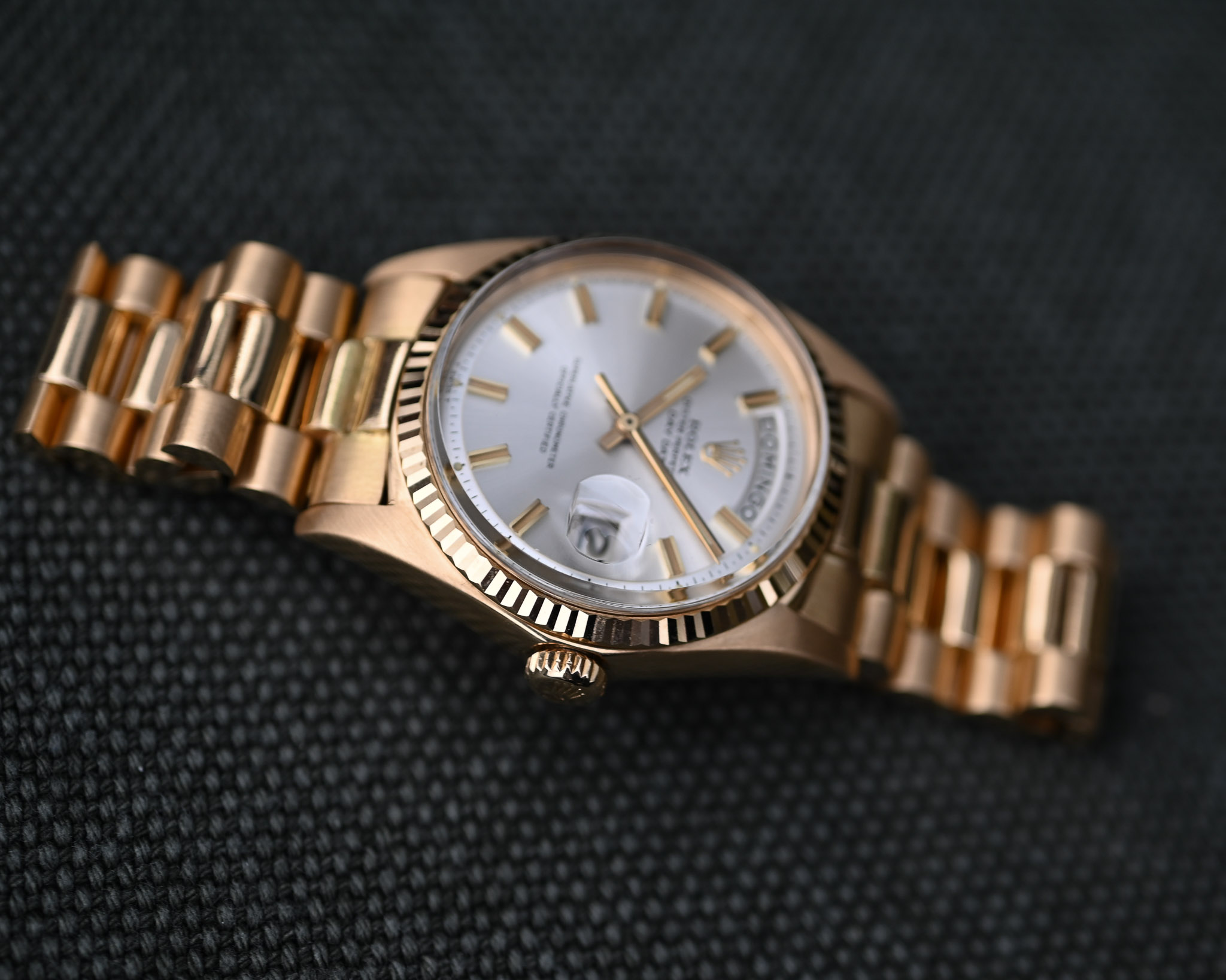 Rolex Day-Date 1803 Gelbgold – „Wide Boy“ Zifferblatt – 1969 – Traumzustand – Perfektes Band – Bild 8