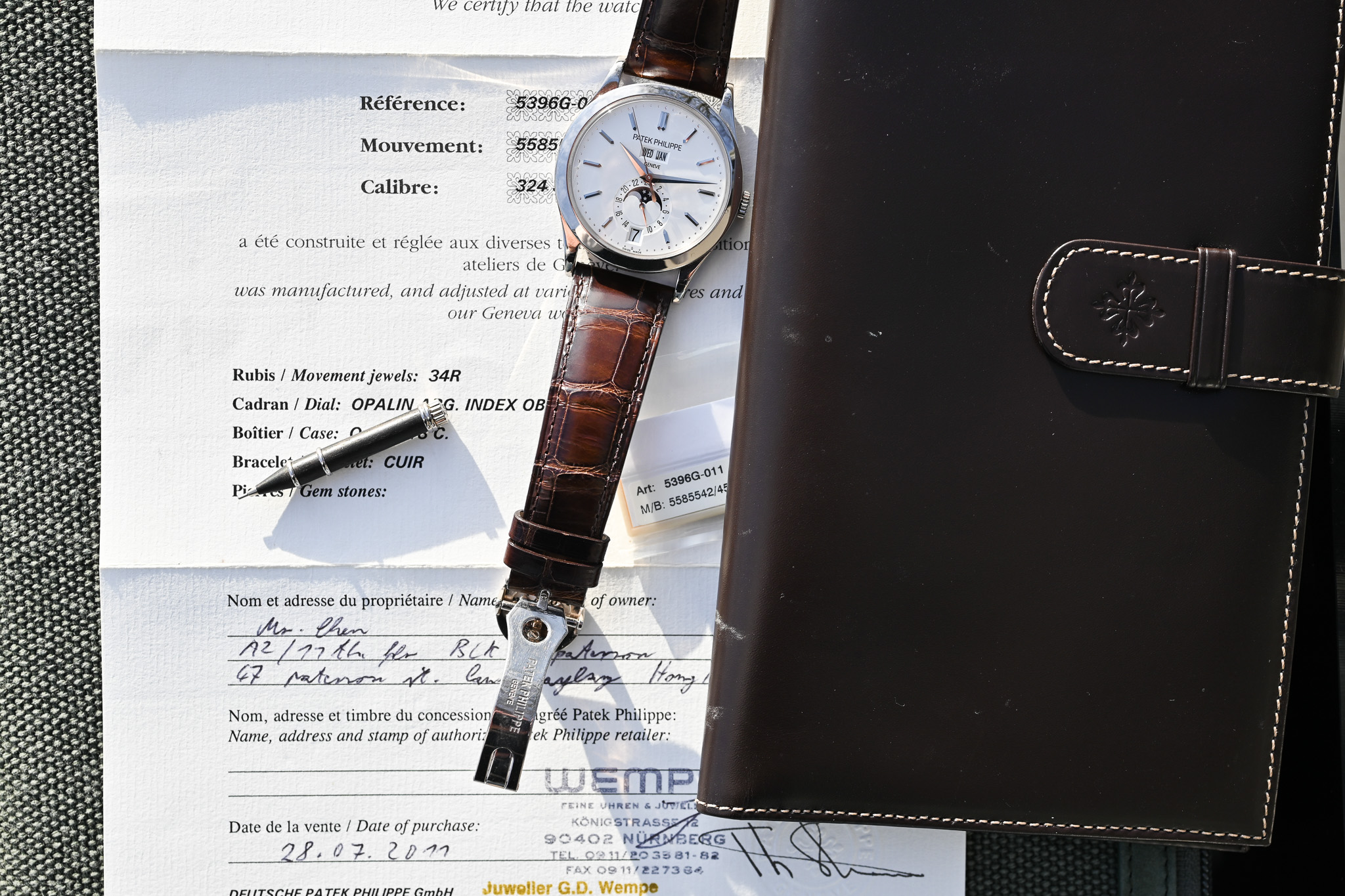 Patek Philippe Annual Calendar Referenz 5396G-011 – Bild 2