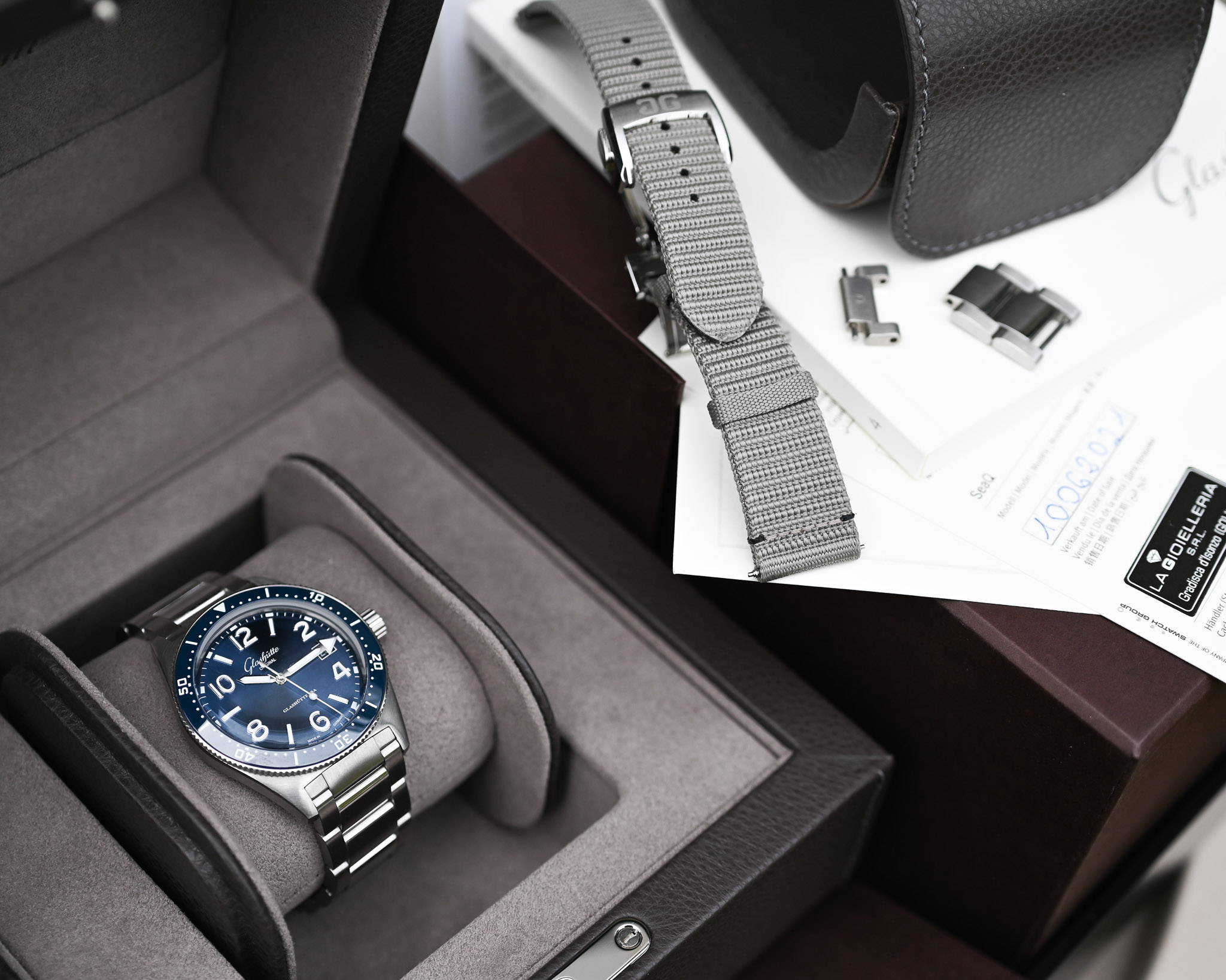 Glashütte Original SeaQ – Referenz 1-39-11-09-81-70 – Fullset + Zusatzband – Bild 2