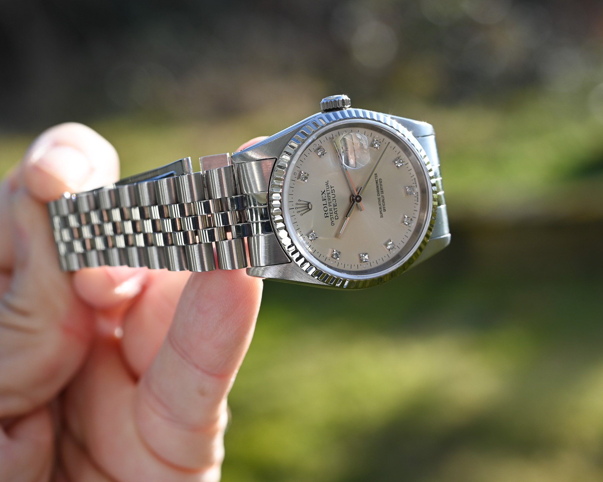 Rolex Datejust Ref. 16234 – Diamantblatt – Top-Zustand – Rolex Service 12/2026 – Bild 11