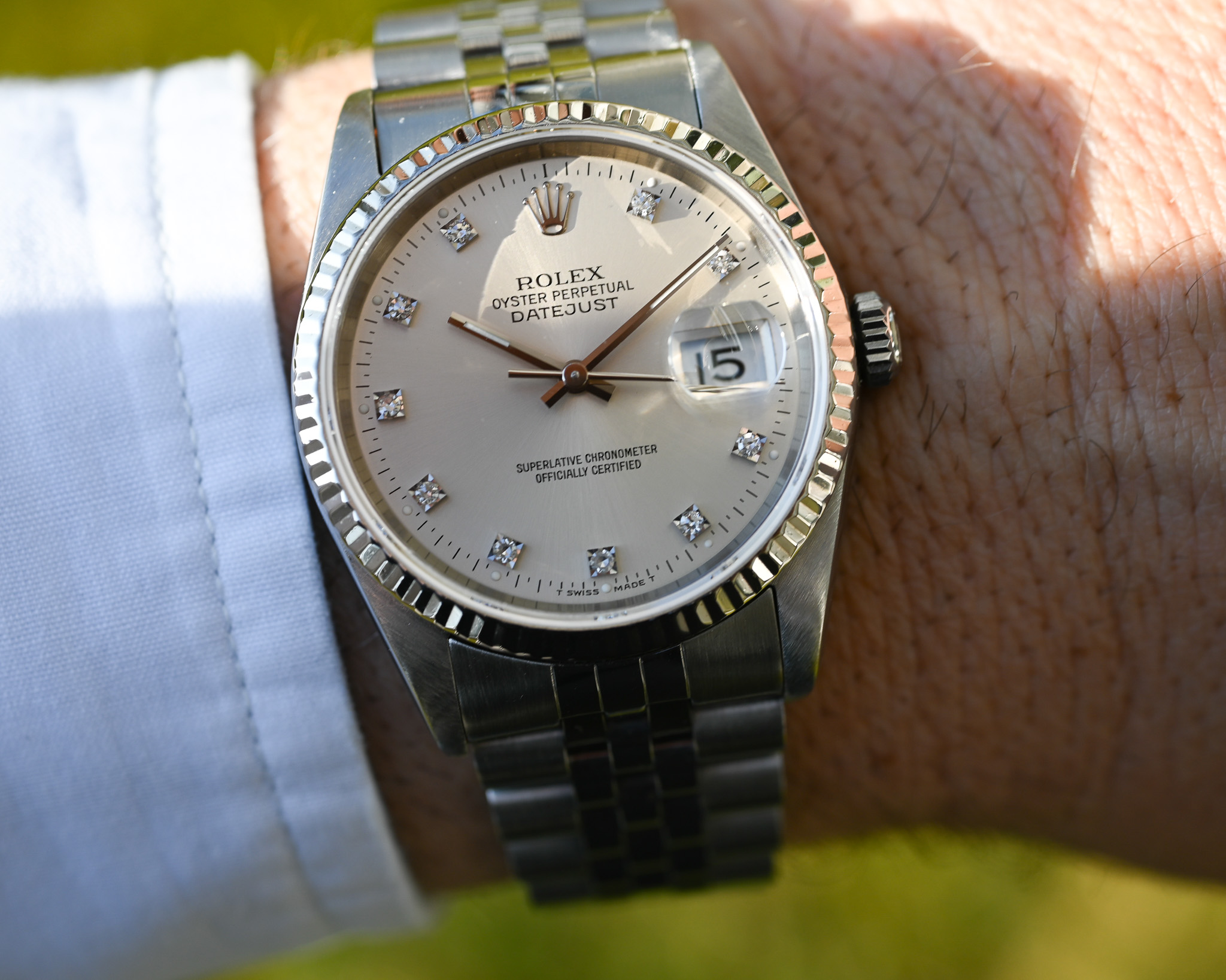 Rolex Datejust Ref. 16234 – Diamantblatt – Top-Zustand – Rolex Service 12/2026 – Bild 16
