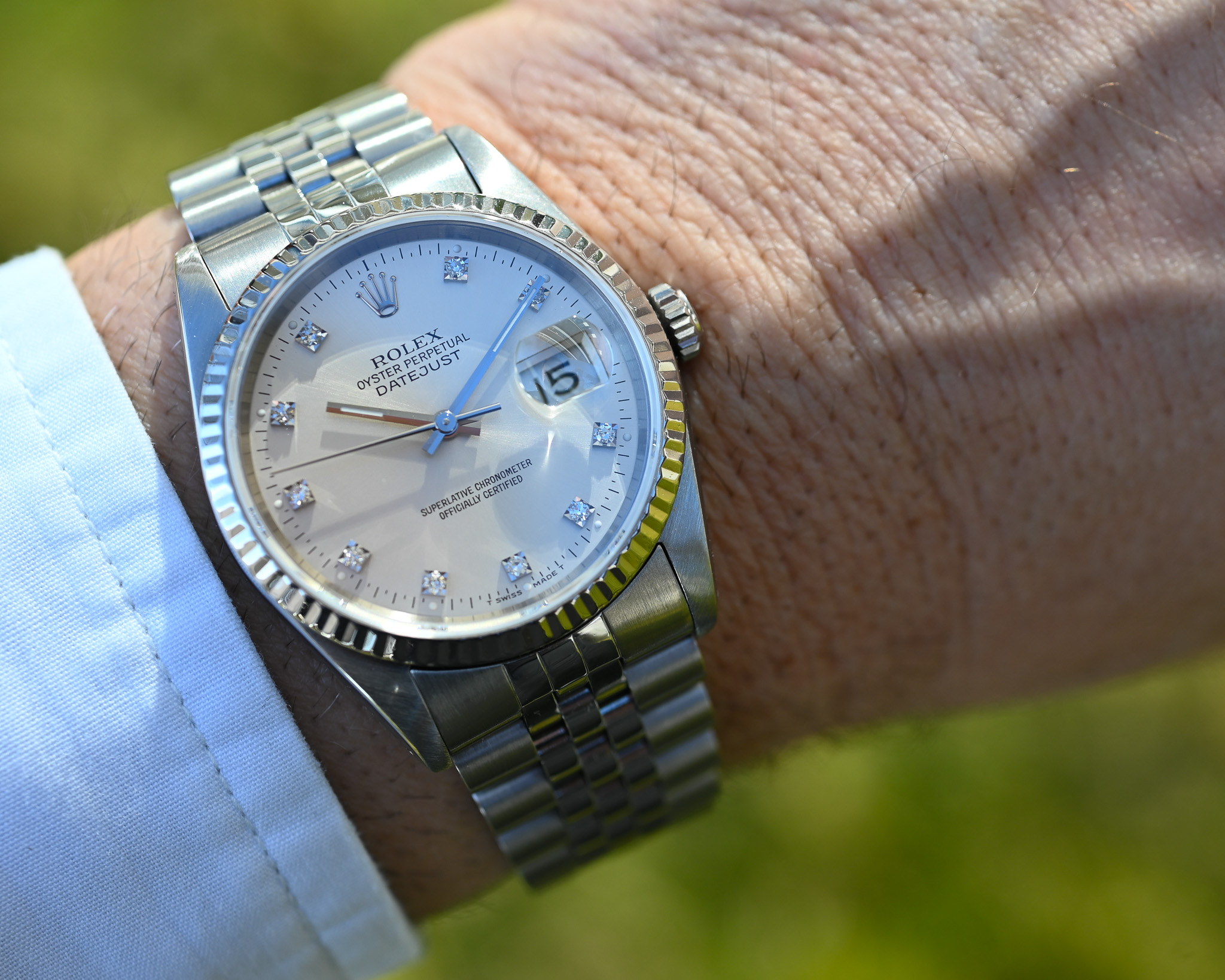 Rolex Datejust Ref. 16234 – Diamantblatt – Top-Zustand – Rolex Service 12/2026 – Bild 17