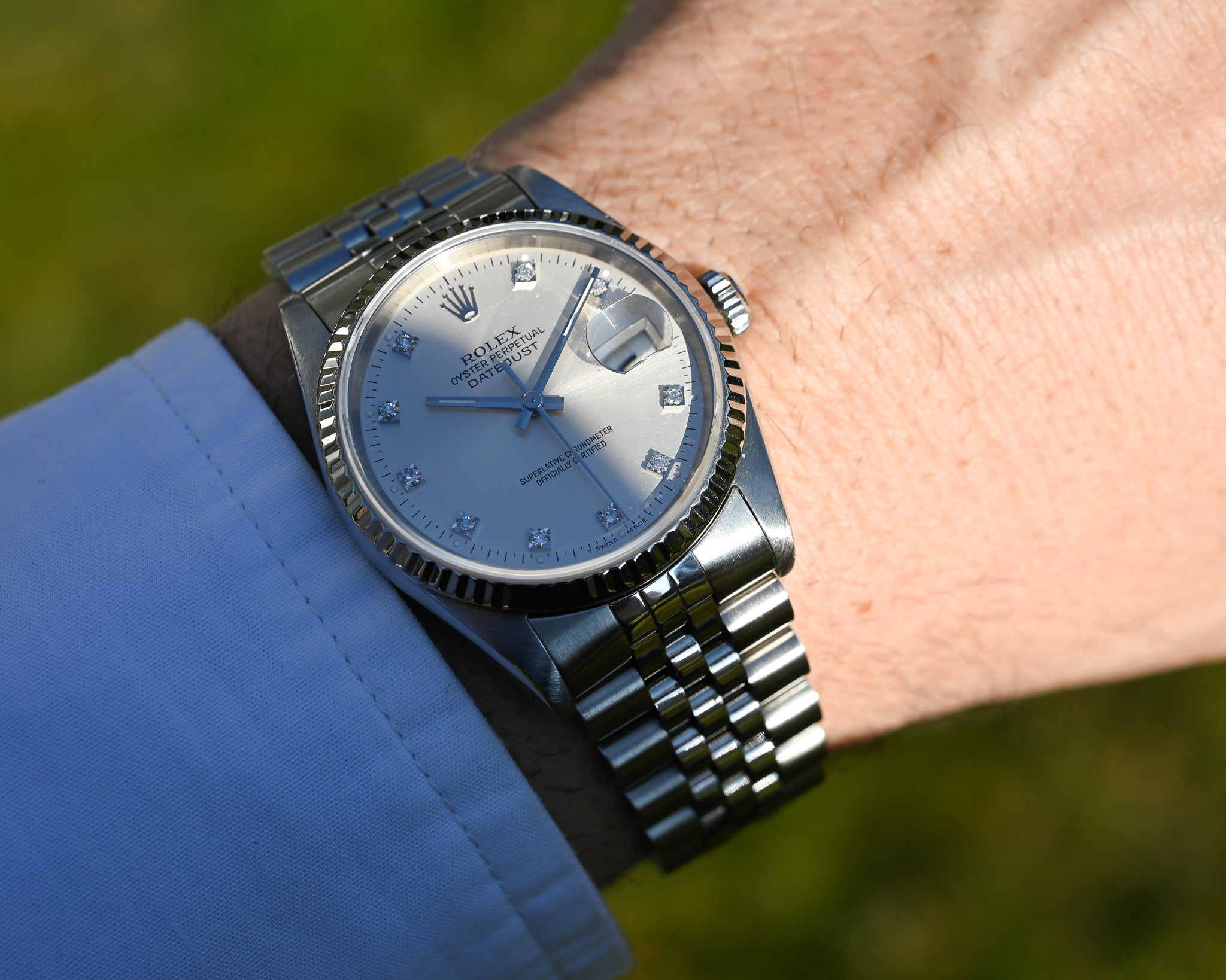 Rolex Datejust Ref. 16234 – Diamantblatt – Top-Zustand – Rolex Service 12/2026 – Bild 7