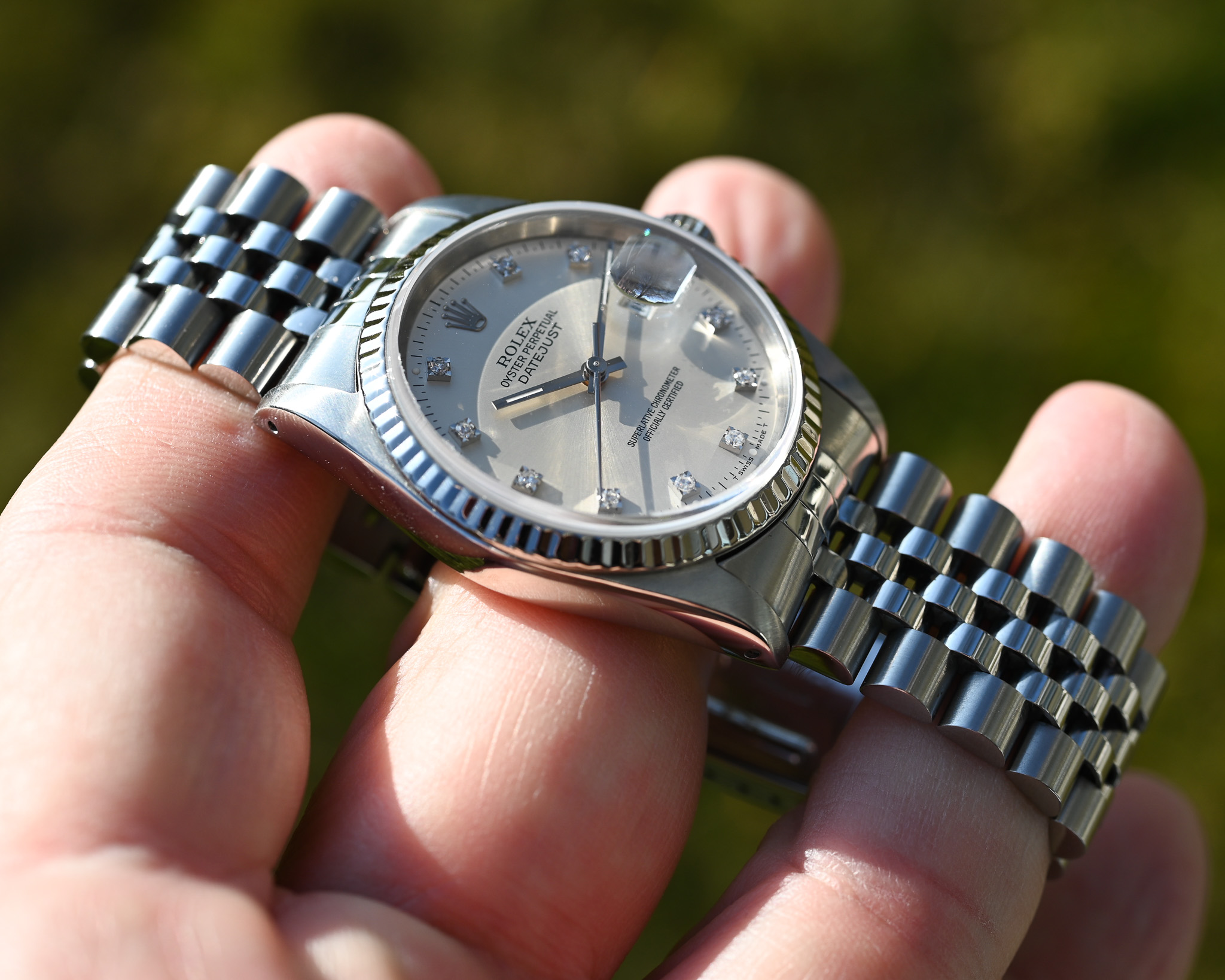 Rolex Datejust Ref. 16234 – Diamantblatt – Top-Zustand – Rolex Service 12/2026 – Bild 8
