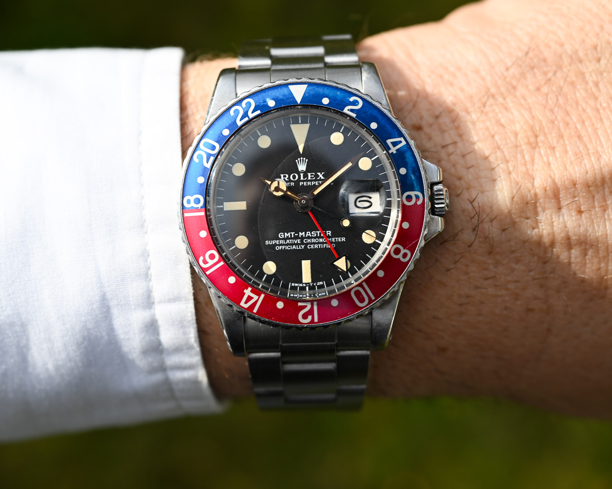 Rolex GMT-Master 1675 Matt MK 2 Blatt - Unpoliert - Warme dunkle Patina – Bild 2