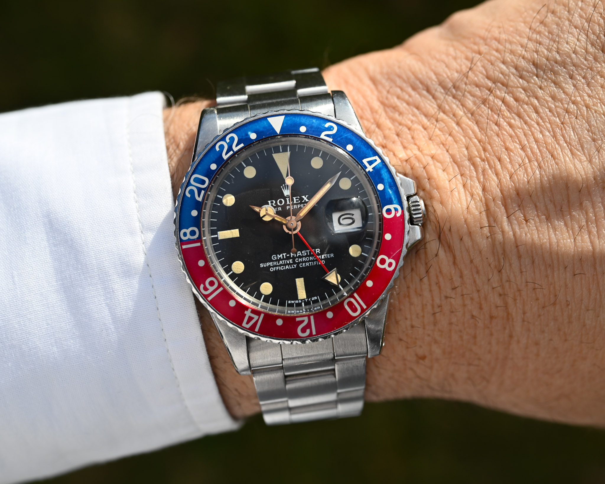 Rolex GMT-Master 1675 Matt MK 2 Blatt - Unpoliert - Warme dunkle Patina – Bild 7