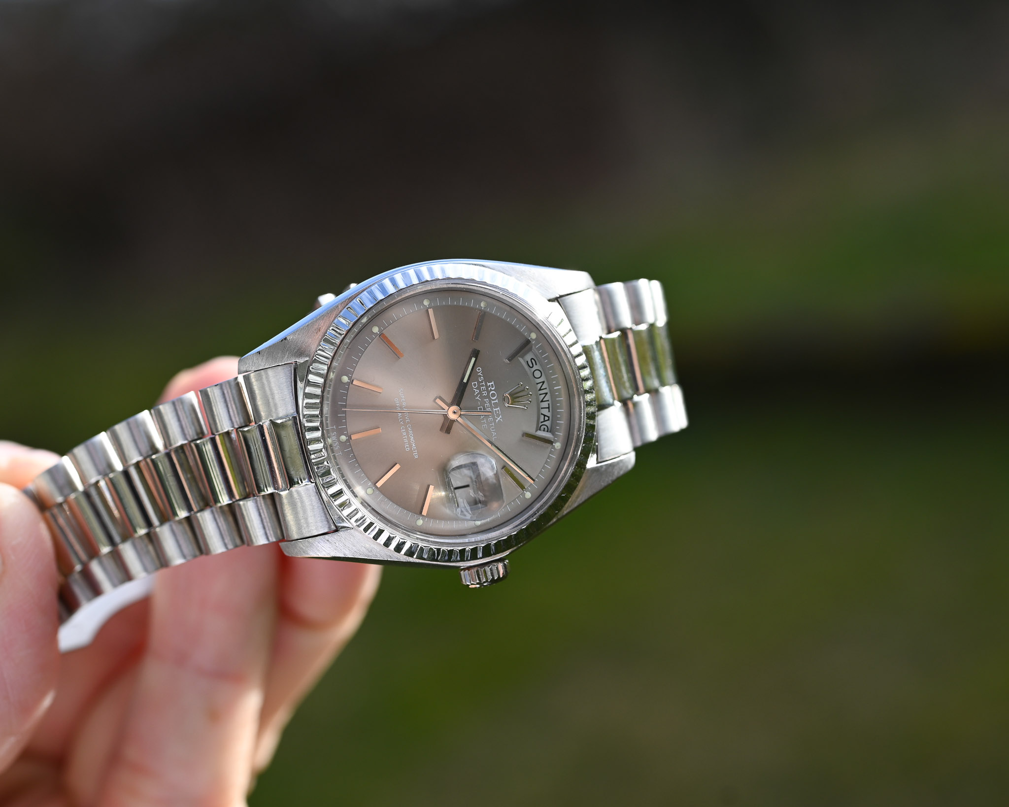 Rolex Day-Date 1803 Weißgold – „Ghost“ Zifferblatt – 1975 – Traumzustand – Sehr gutes Band – Bild 11