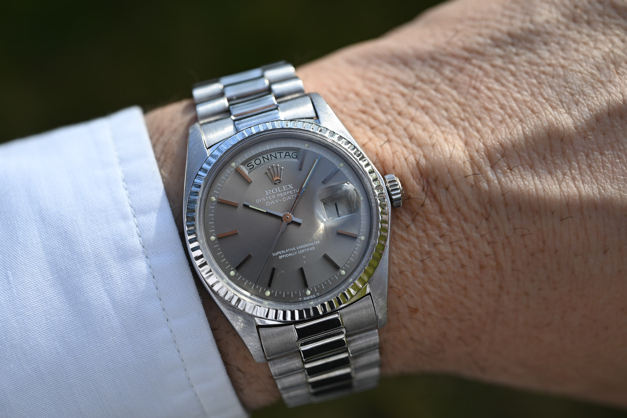 Rolex Day-Date 1803 Weißgold – „Ghost“ Zifferblatt – 1975 – Traumzustand – Sehr gutes Band – Bild 13