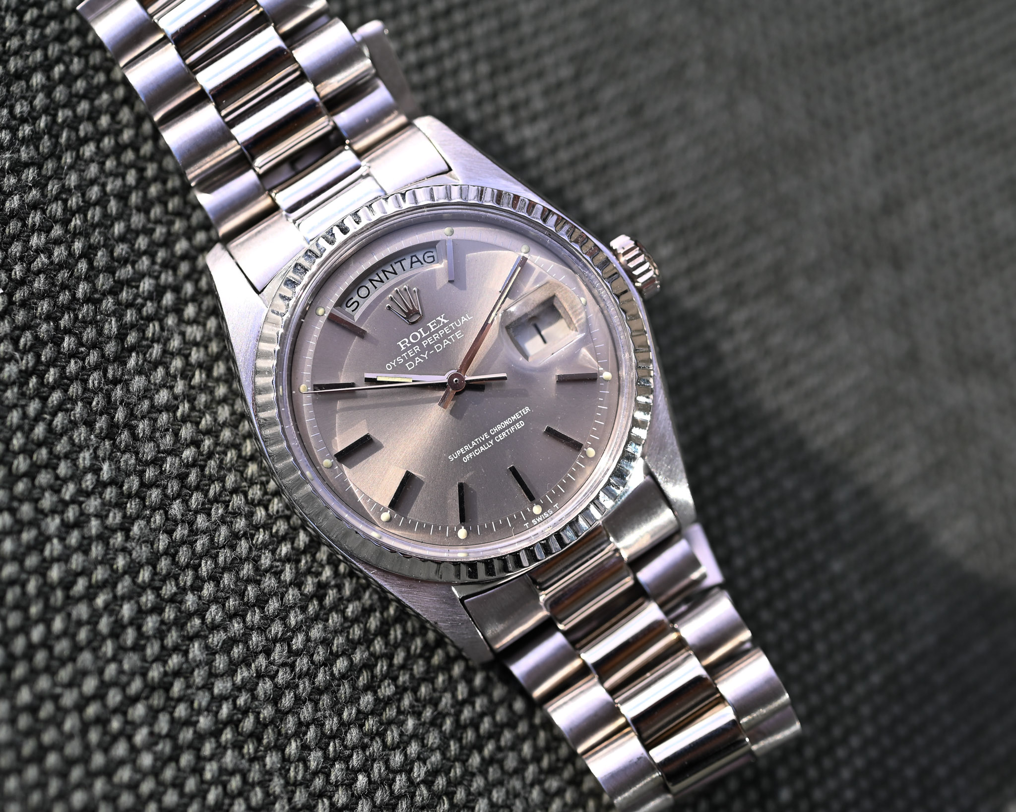 Rolex Day-Date 1803 Weißgold – „Ghost“ Zifferblatt – 1975 – Traumzustand – Sehr gutes Band – Bild 16